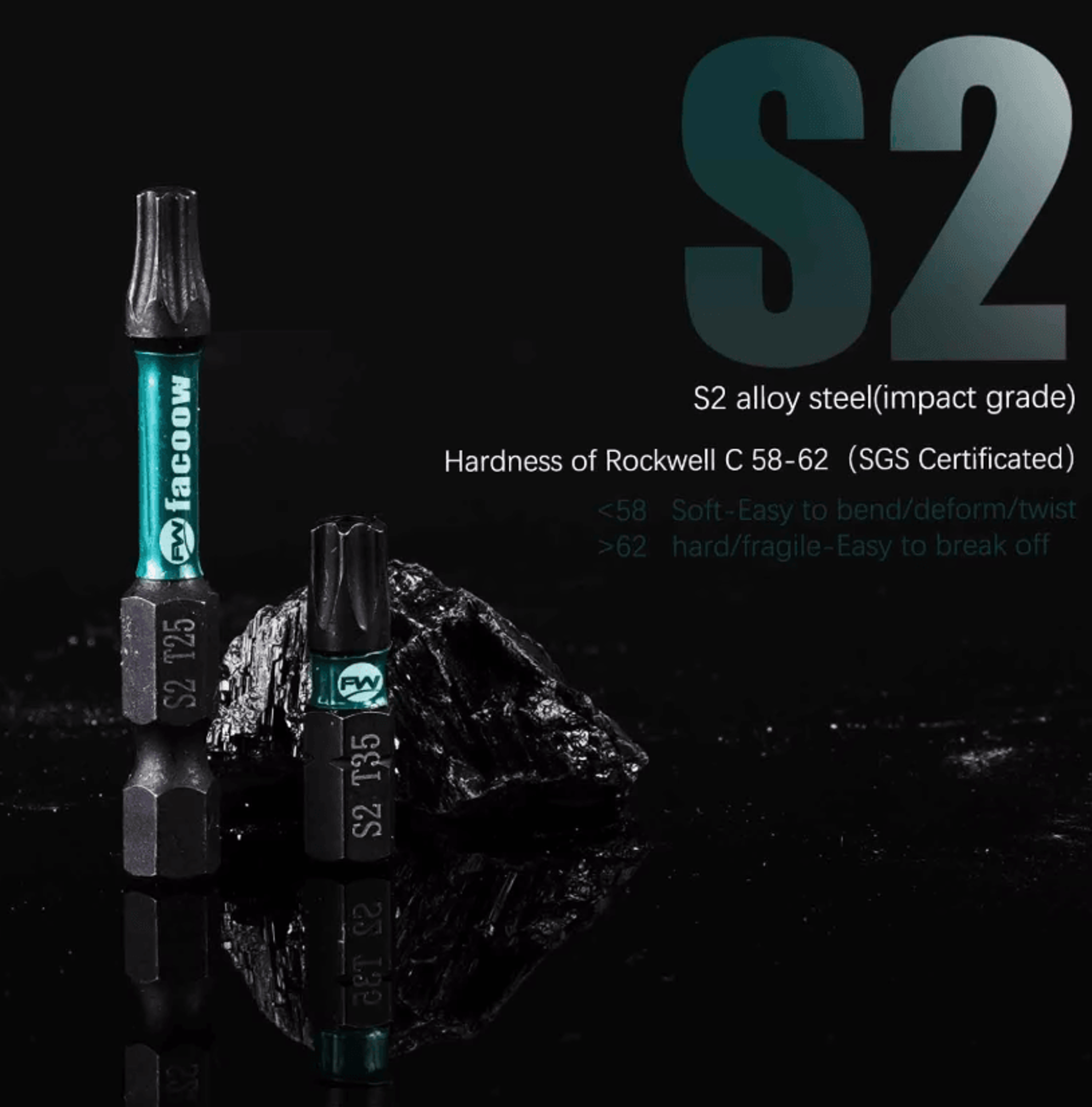 26PCS Magnetic Torx Bit Set T5T40 With 1 And 2 Inch Screwdriver Bits And Quick Change Extension 4