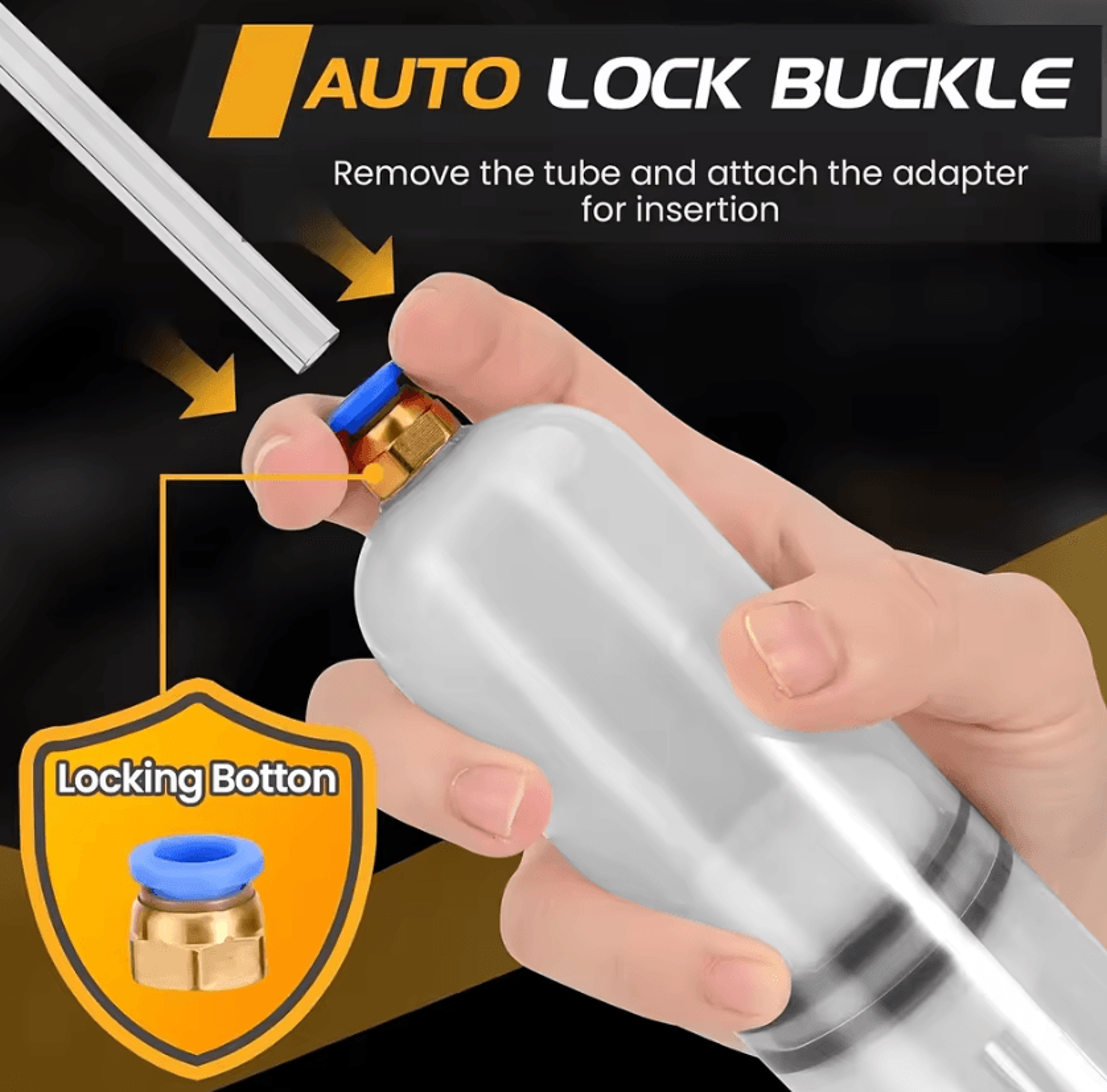 200CC Automotive Fluid Extractor Pump Manual Oil Syringe With 2 Hoses For Vehicle Fluid Transfer An 3