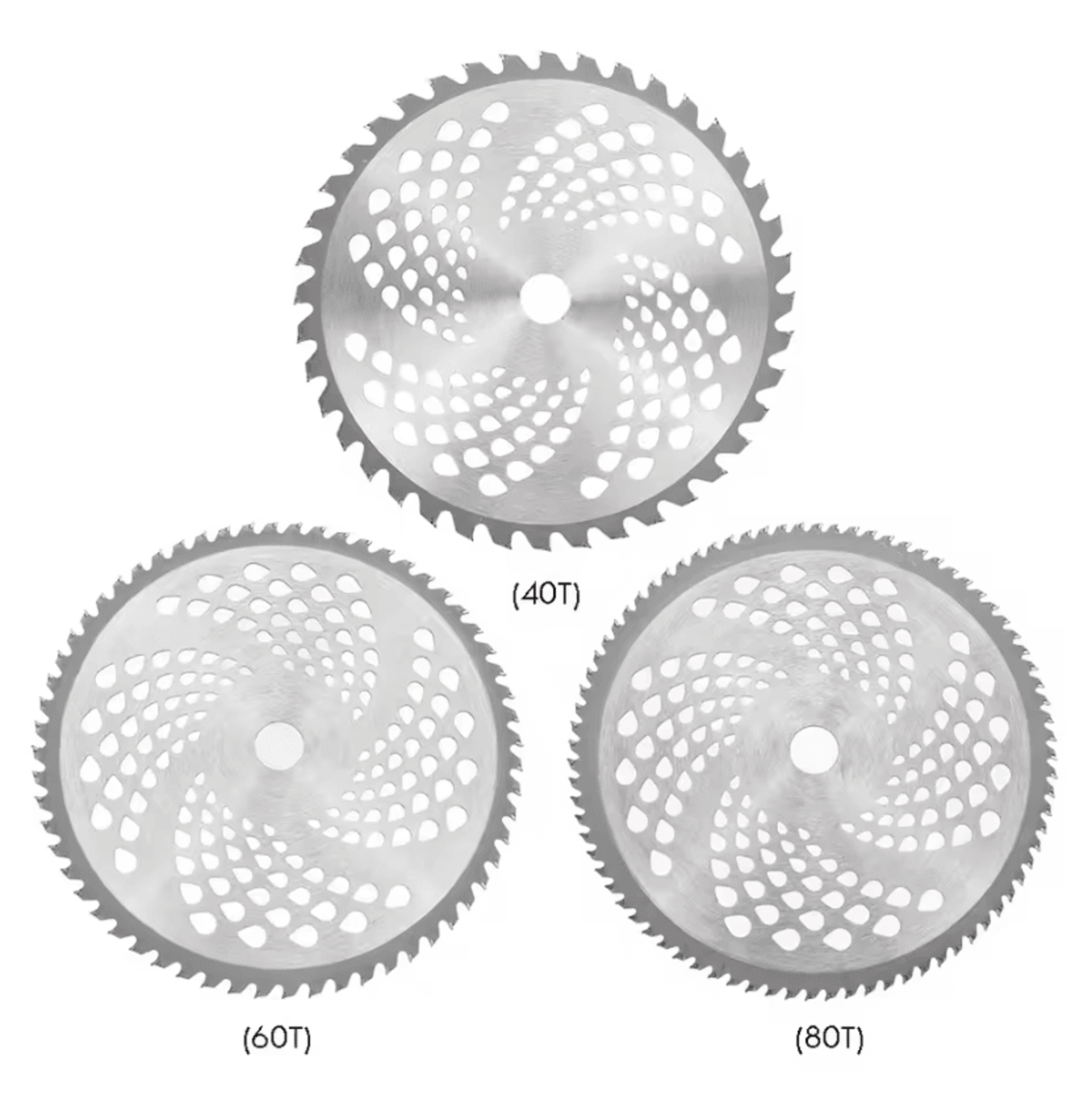 10 Inch Carbide Tipped Brush Cutter Saw Blade 40T 60T 80T Alloy Cutting Disc For Grass Trimmer And  6