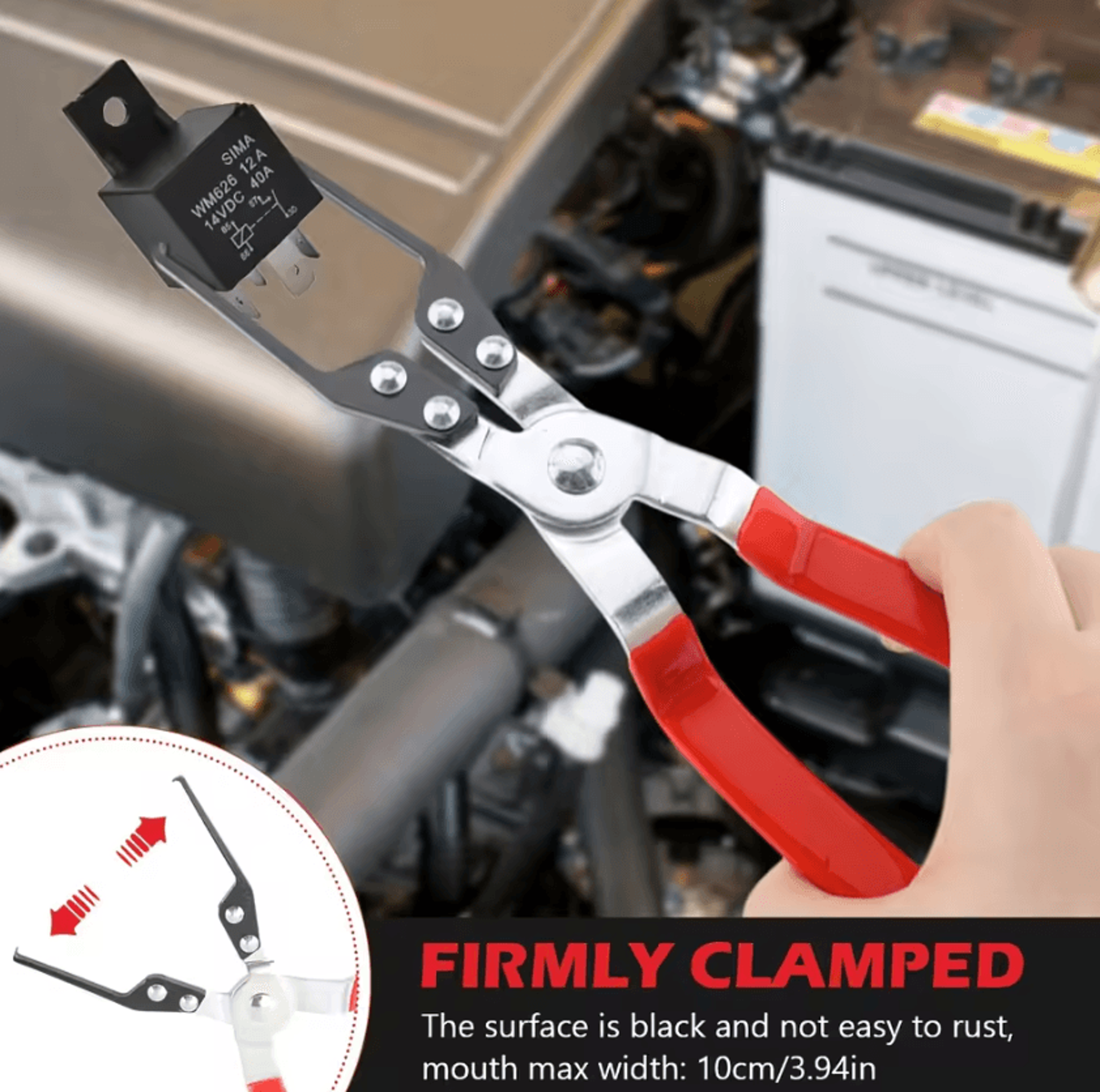 2PCS Automotive Relay Puller Pliers And Fuse Removal Tool Set For Car Electrical Maintenance 2