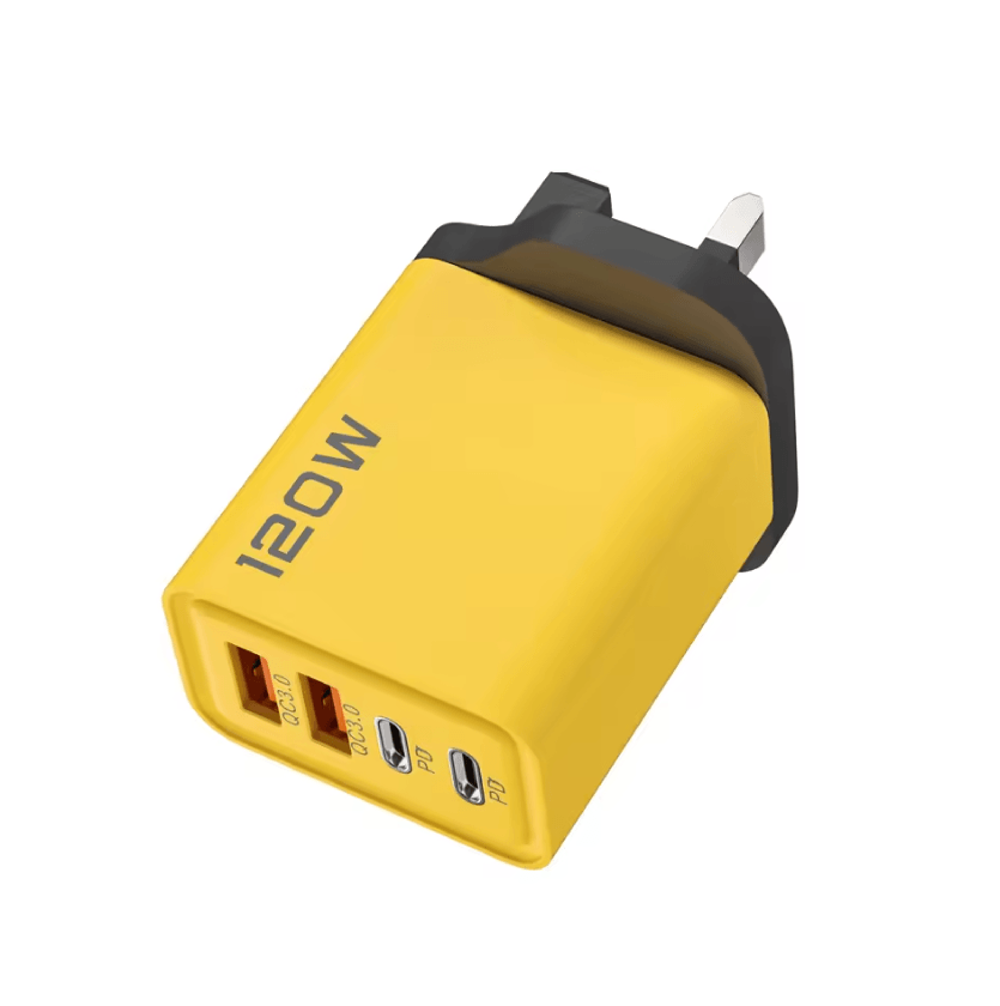 120W 4 Port USB C Fast Charger Station PD QC30 Multi Device Wall Adapter For IPhone Samsung Xiaomi  13