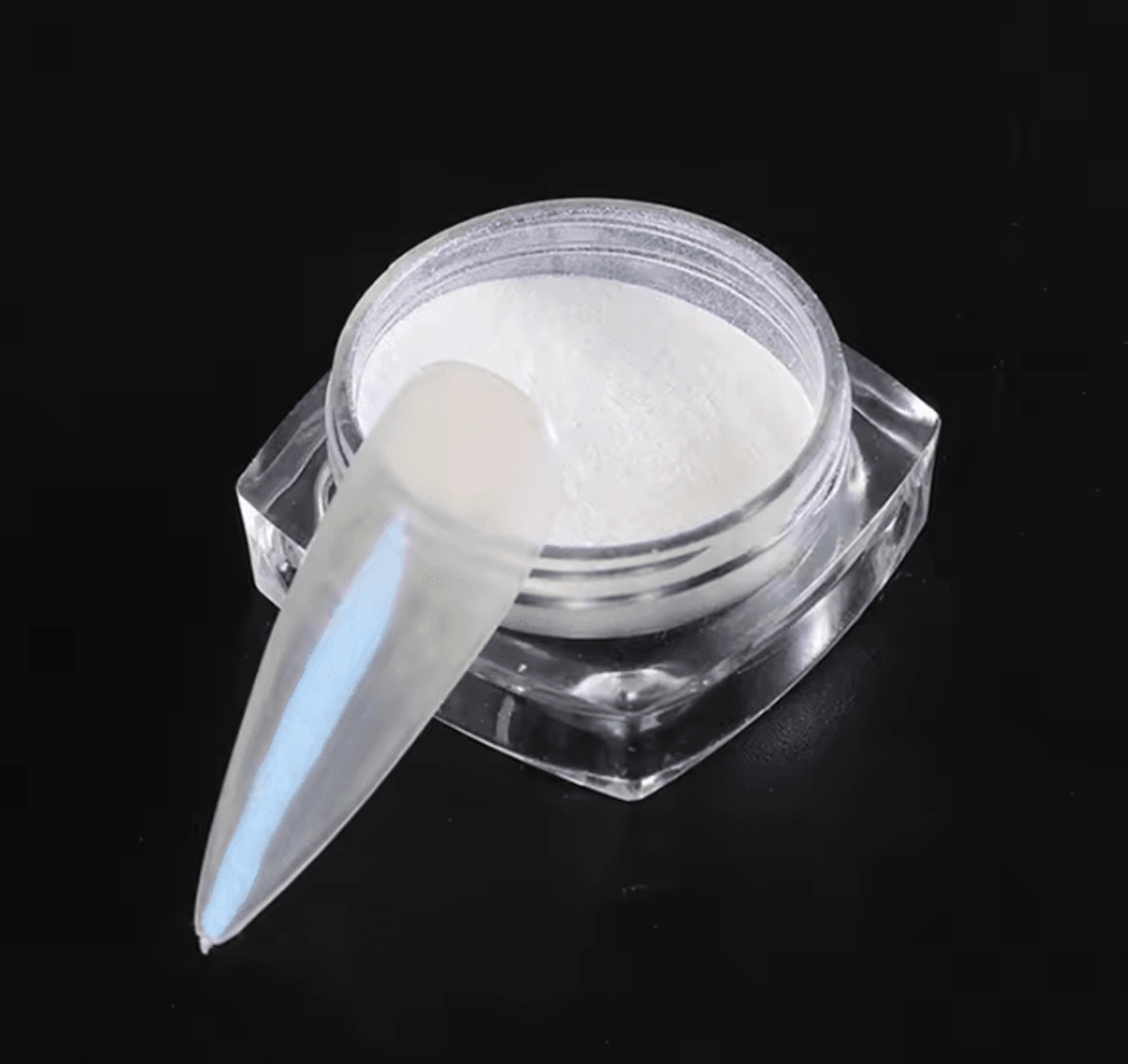 Moonlight Pearl White Chrome Nail Powder Aurora Glitter Pigment For Shimmering Mirror Nail Art 10