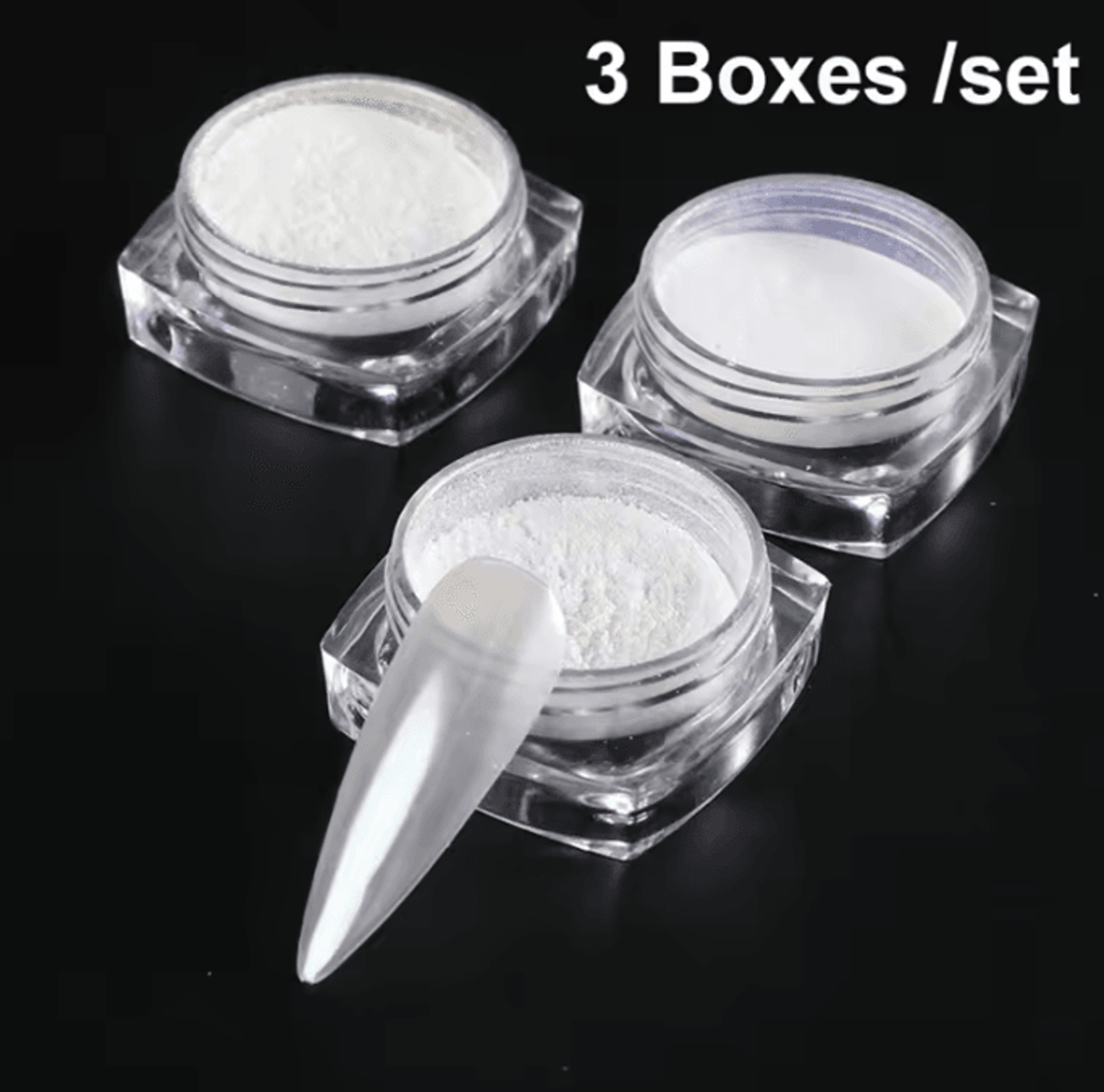 Moonlight Pearl White Chrome Nail Powder Aurora Glitter Pigment For Shimmering Mirror Nail Art 6