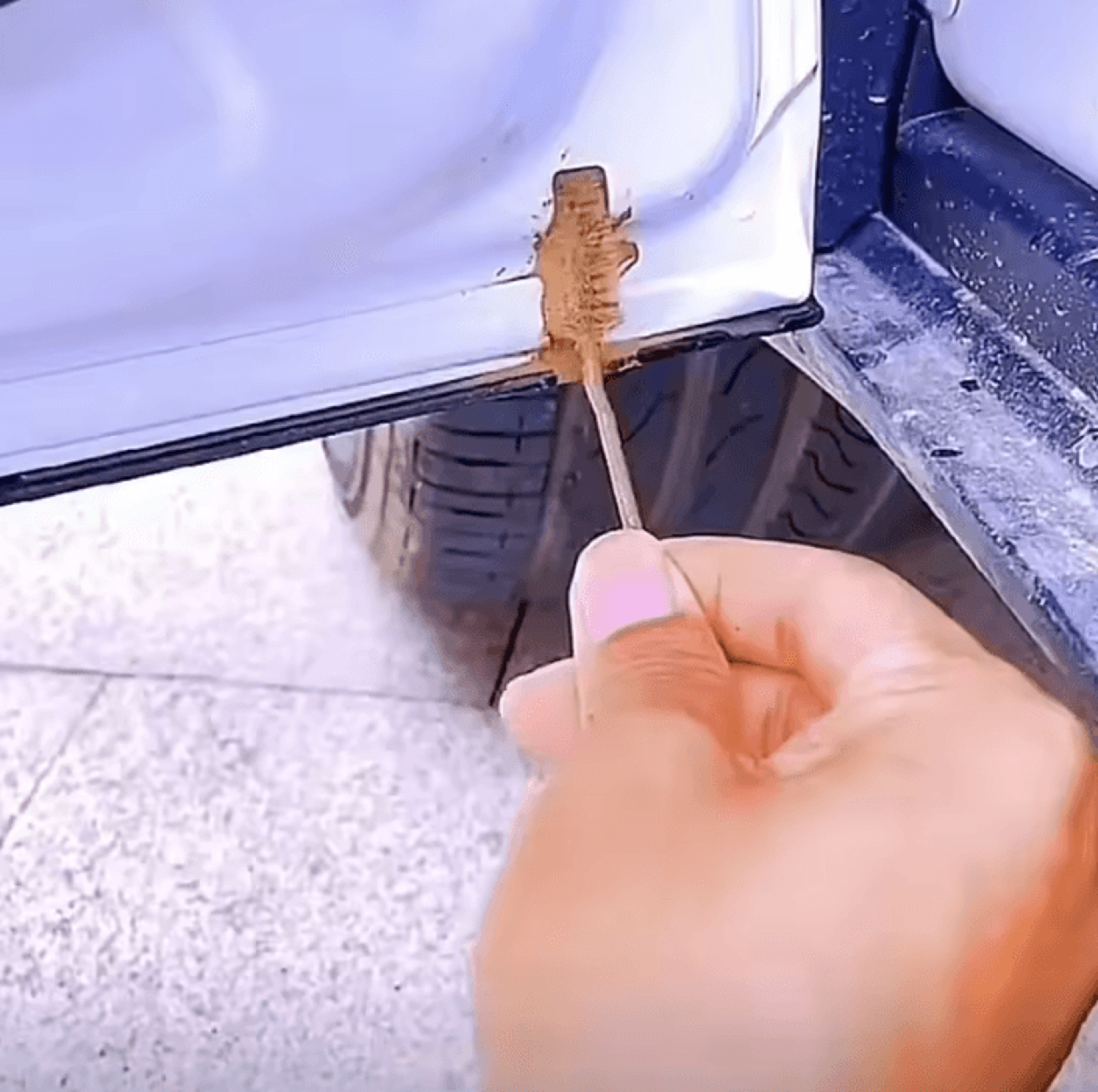 Flexible Car Sunroof Drain Cleaning Brush Long Hose Pipe Unclogging Tool For Automotive Maintenance 4