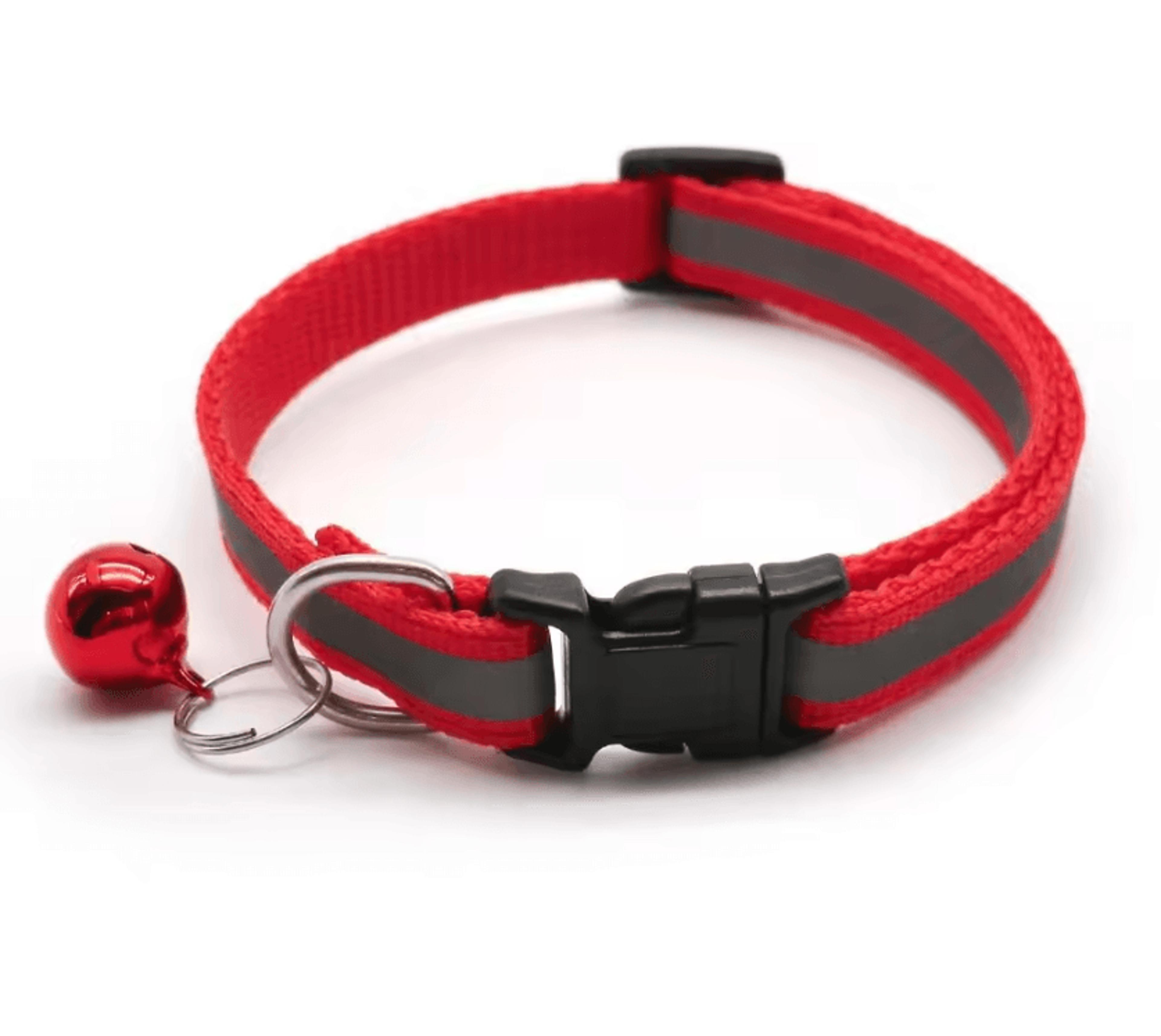 2PCS Reflective Adjustable Pet Collars With Bells For Cats And Small Dogs Available In 12 Colors 4