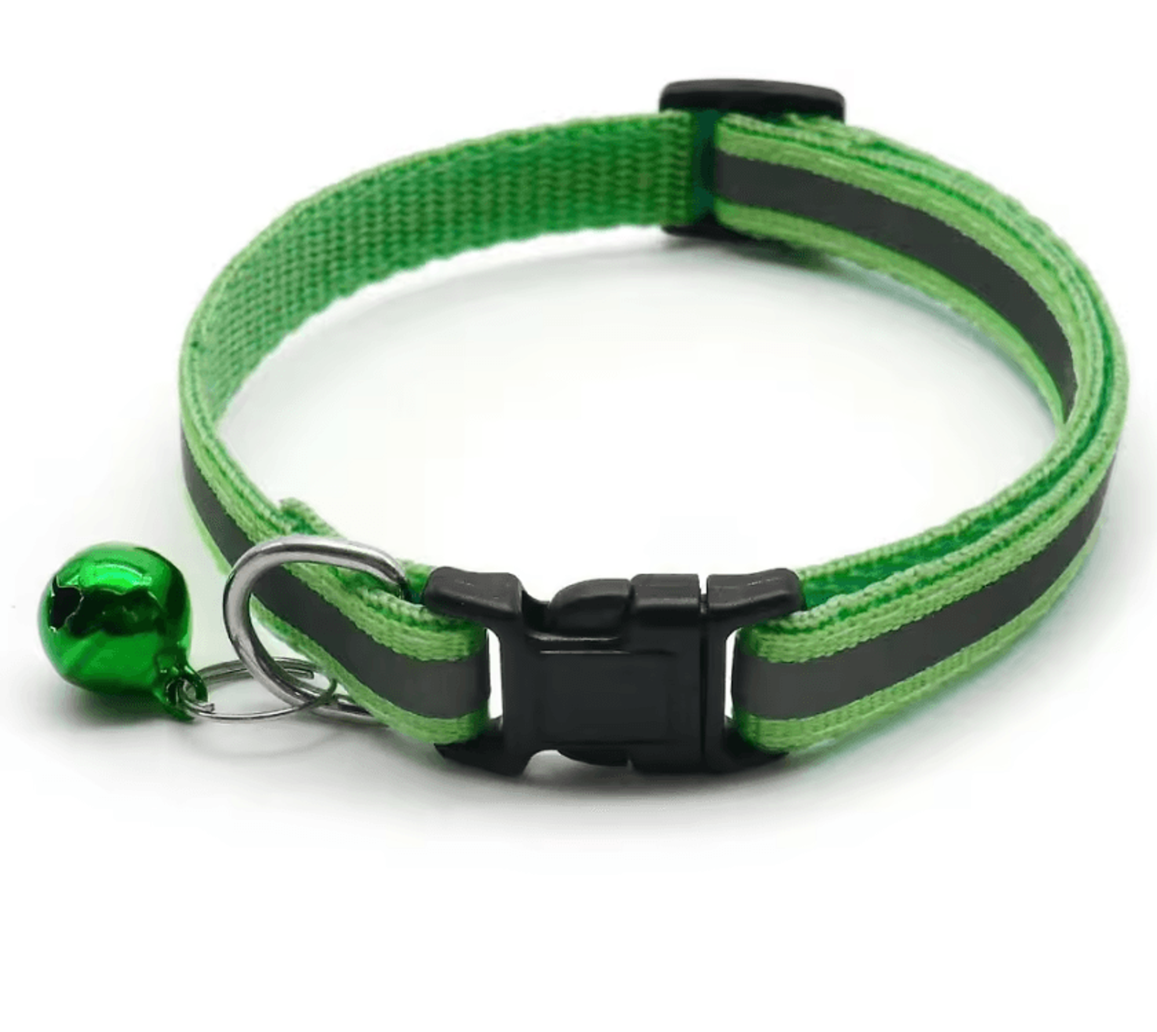 2PCS Reflective Adjustable Pet Collars With Bells For Cats And Small Dogs Available In 12 Colors 15