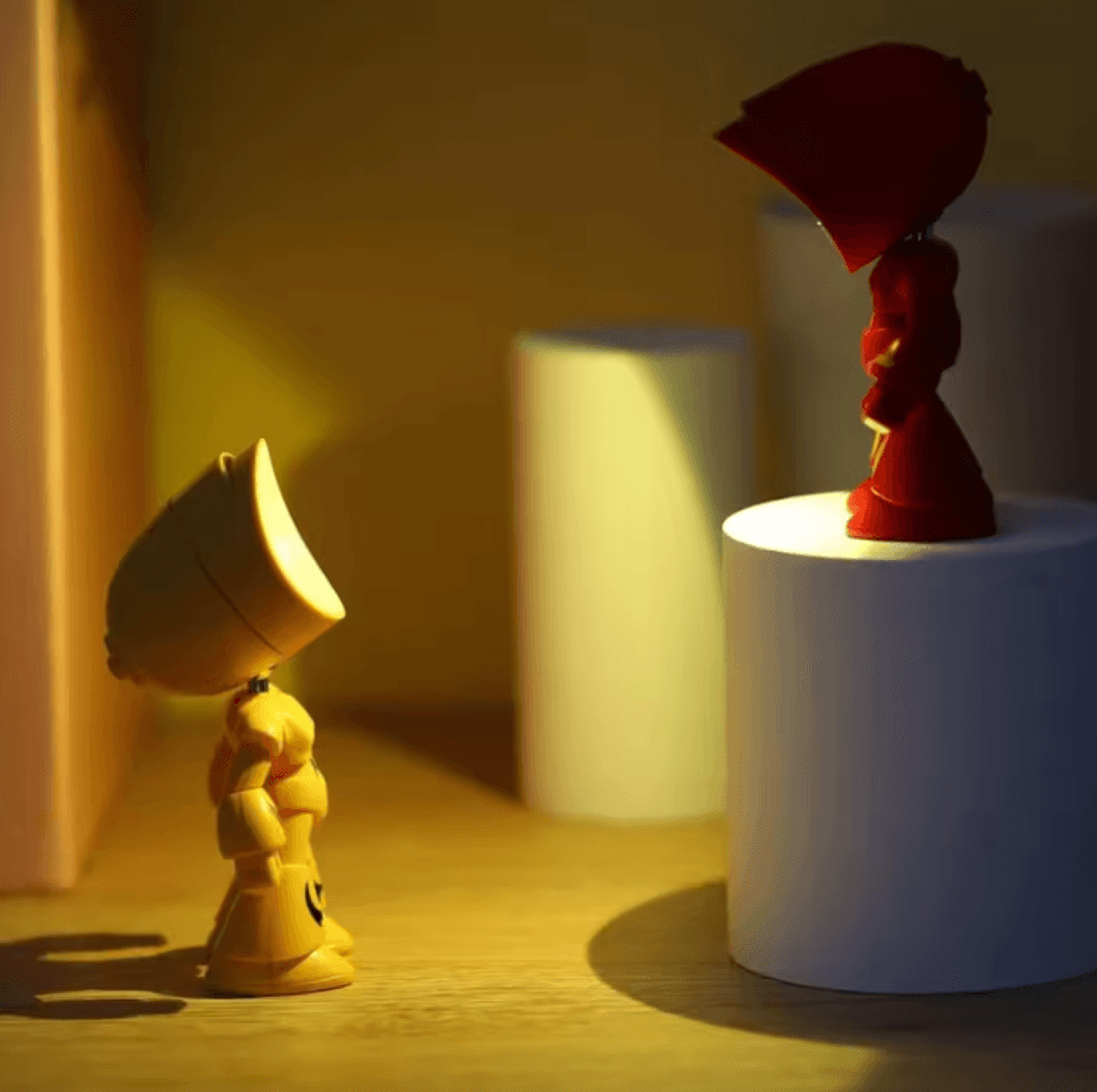Mini Cartoon Pet LED Table Lamp Foldable Dimmable Battery Powered Night Light For Bedroom And Study 0