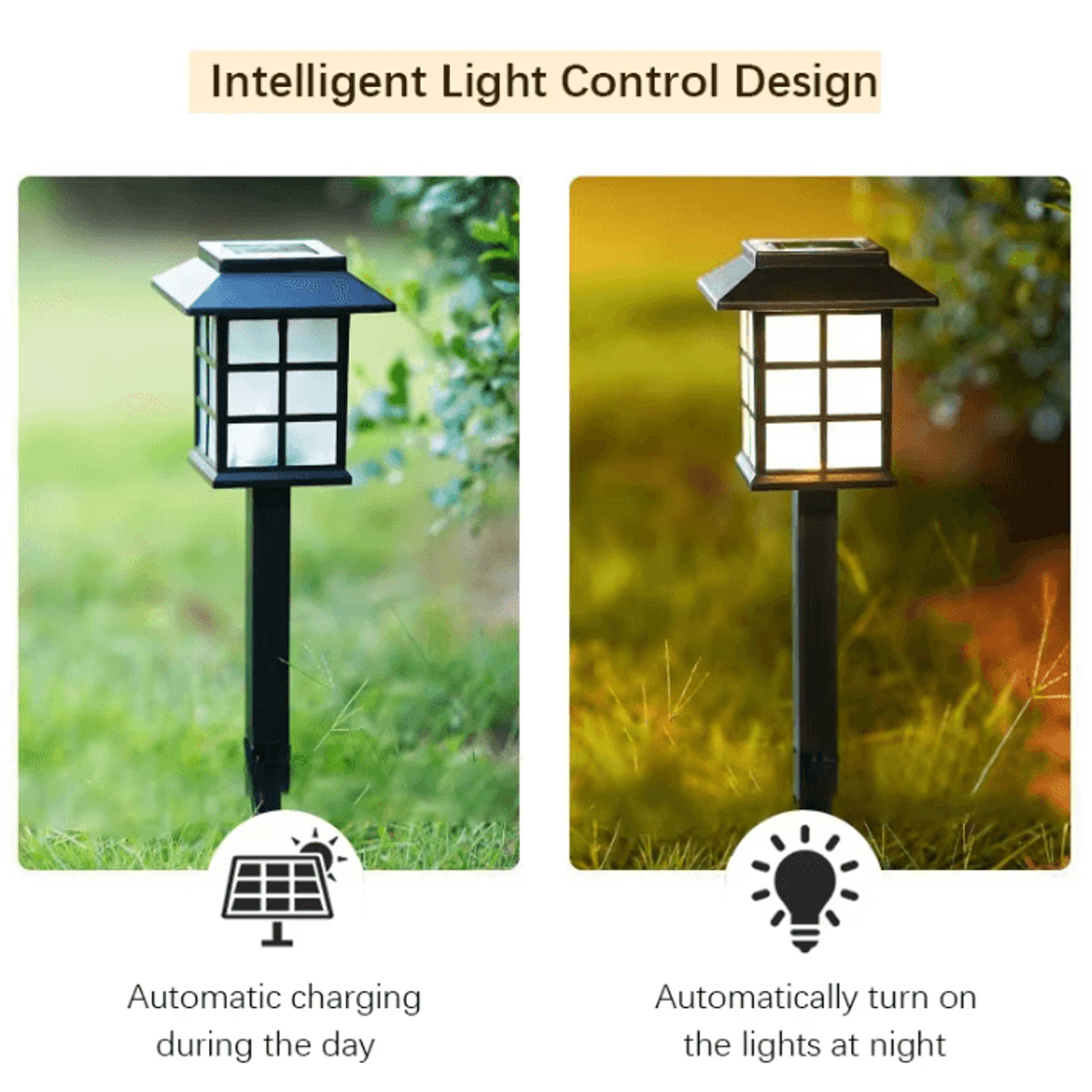 8 Pack Solar LED Pathway Lights Waterproof Outdoor Garden Walkway And Landscape Lighting For Yard P 3