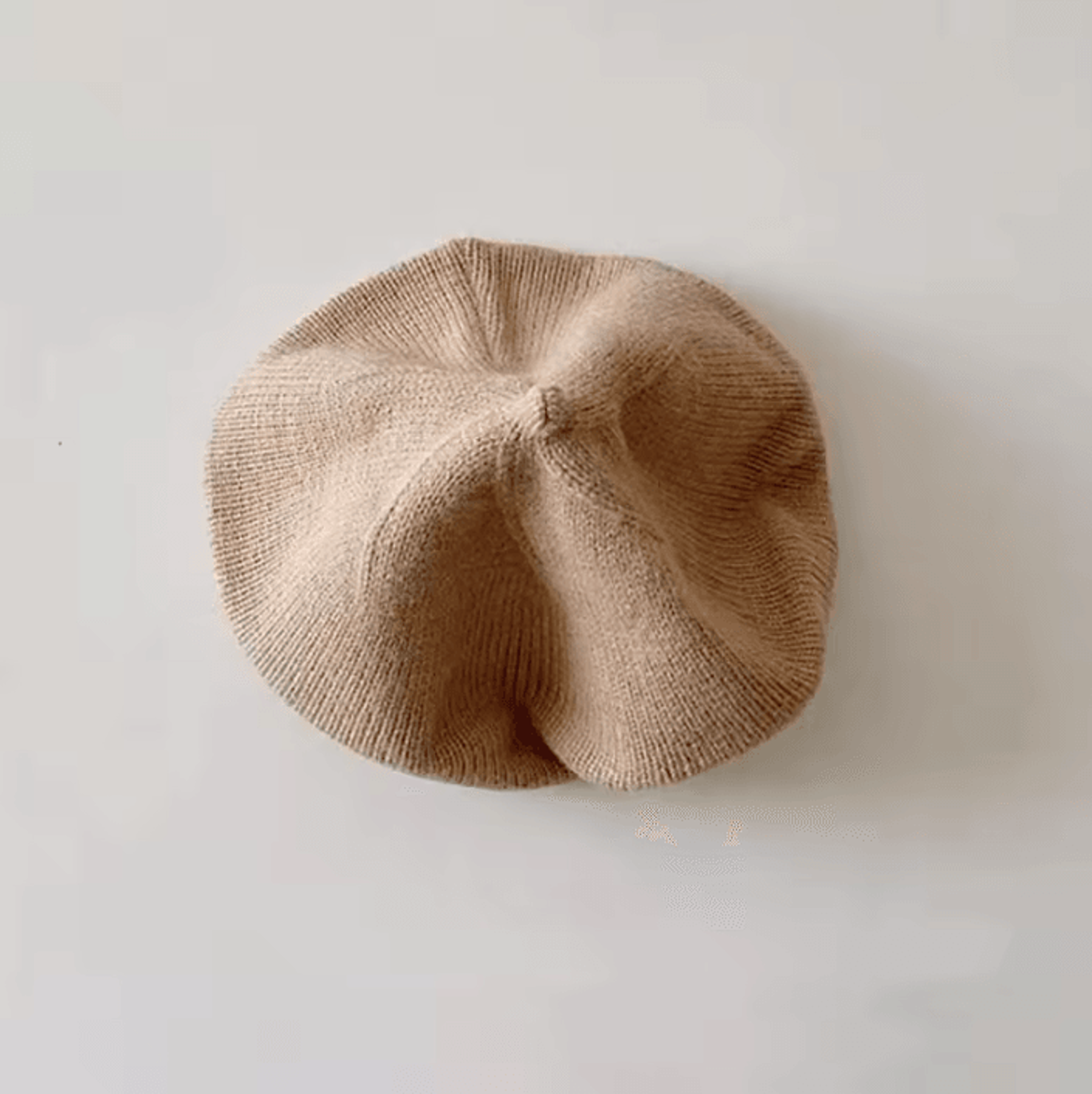 Cute Baby Knitted Beret Hat Warm Solid Color Autumn Winter Cap For Kids And Toddlers 5