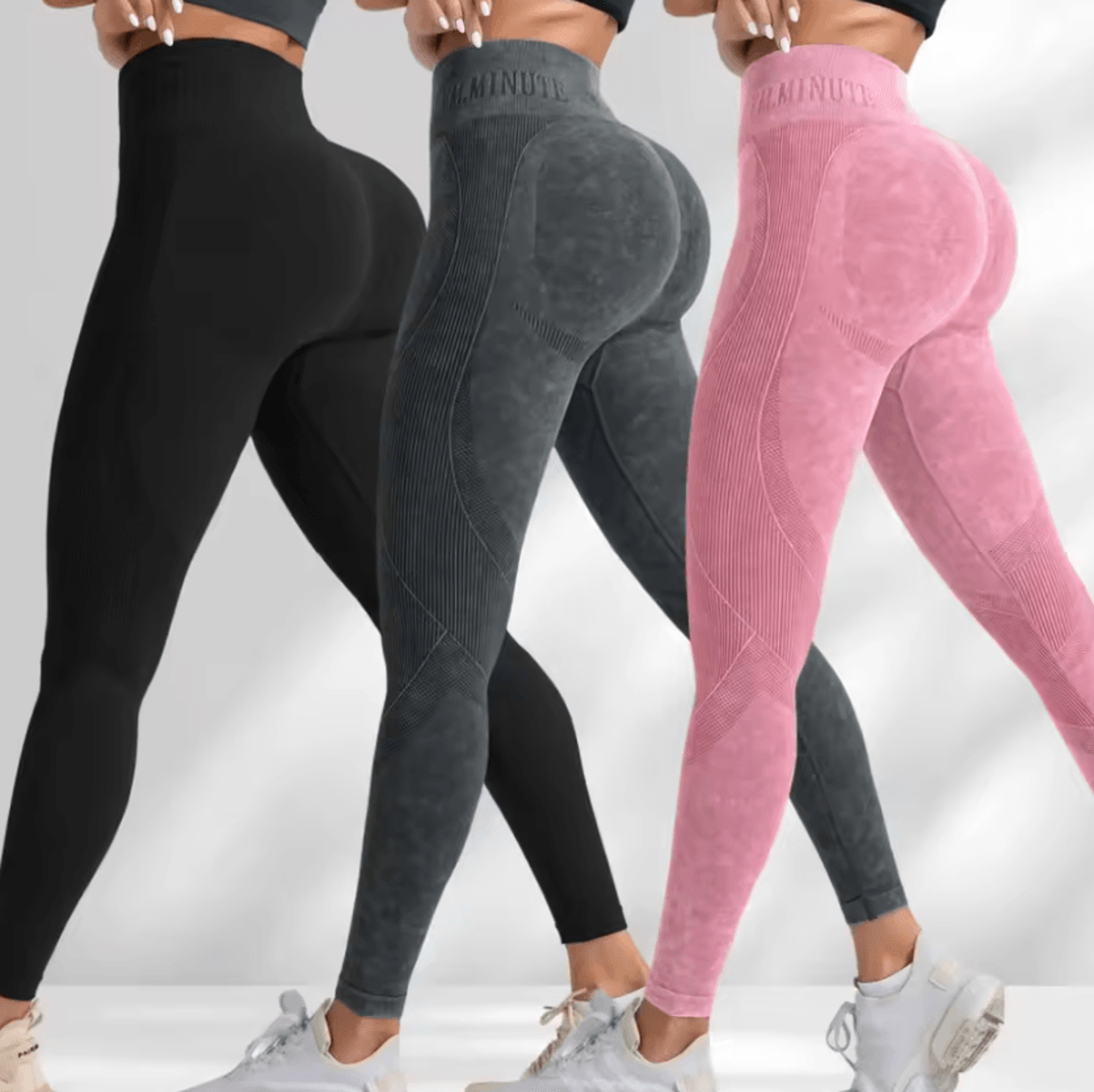 Womens High Waist Seamless Yoga Leggings Hip Lift Stretch Fitness Pants For Gym And Workout 0