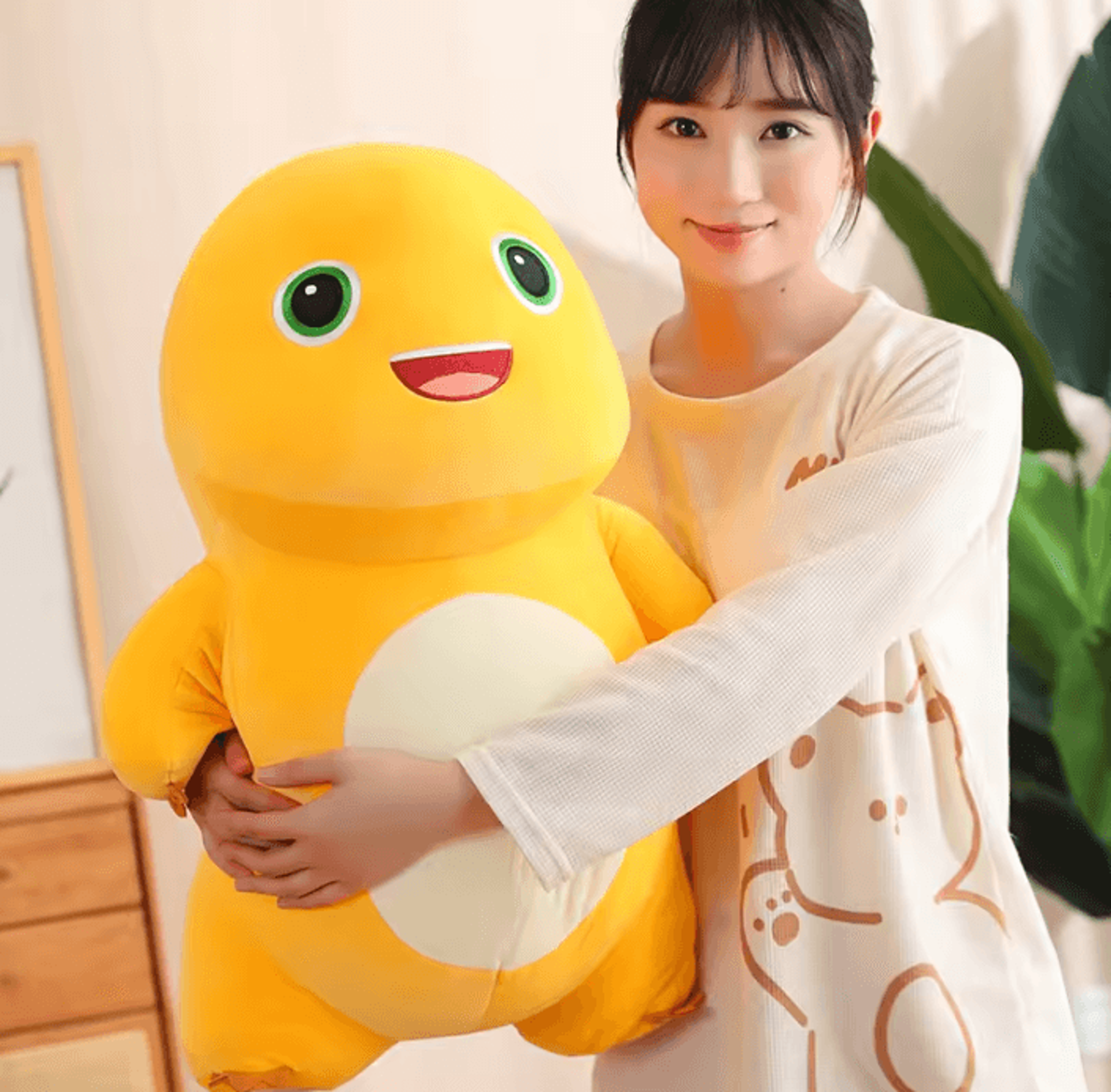 Cute Nailong Dinosaur Plush Toy Smiling Cartoon Stuffed Animal Pillow For Kids Bedroom Decor And Bi 3