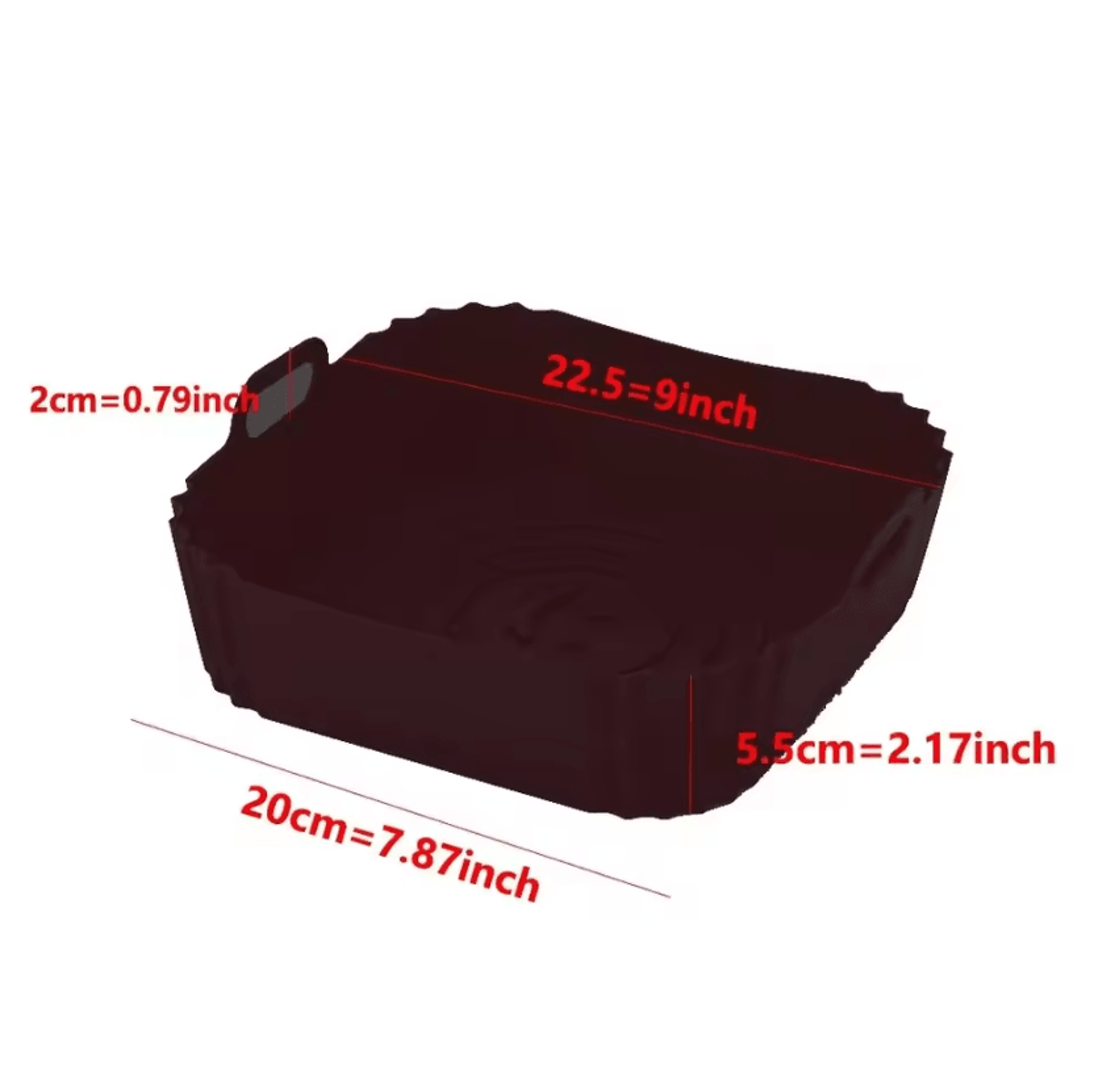 Reusable Silicone Air Fryer Basket Nonstick Cooking Pan Liner For Baking Roasting And Kitchen Food  5