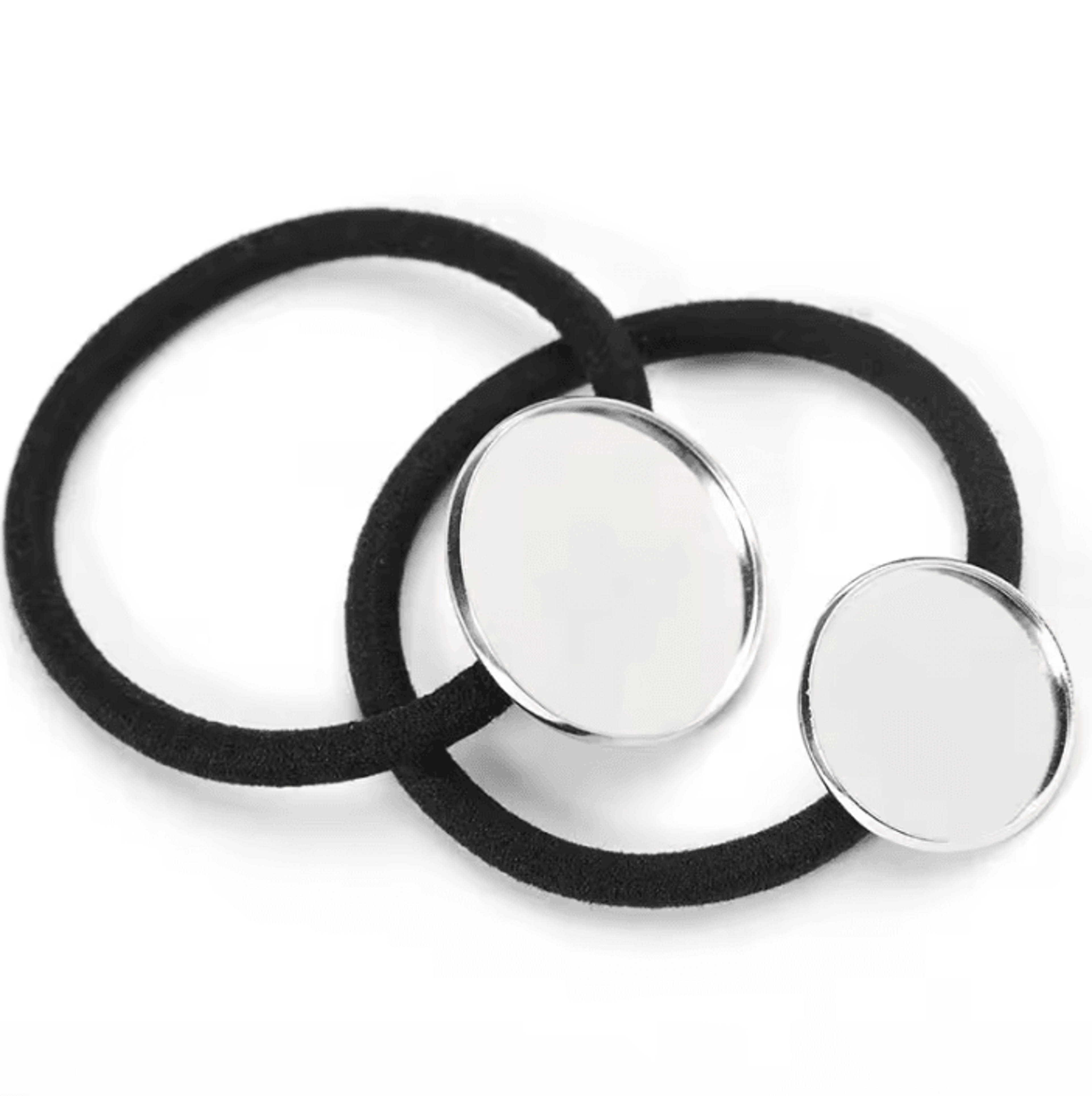 10PCS Bouncy Scrunchie Base Rings Round Hair Accessory Brackets For DIY Hair Ties And Headwear Craf 4