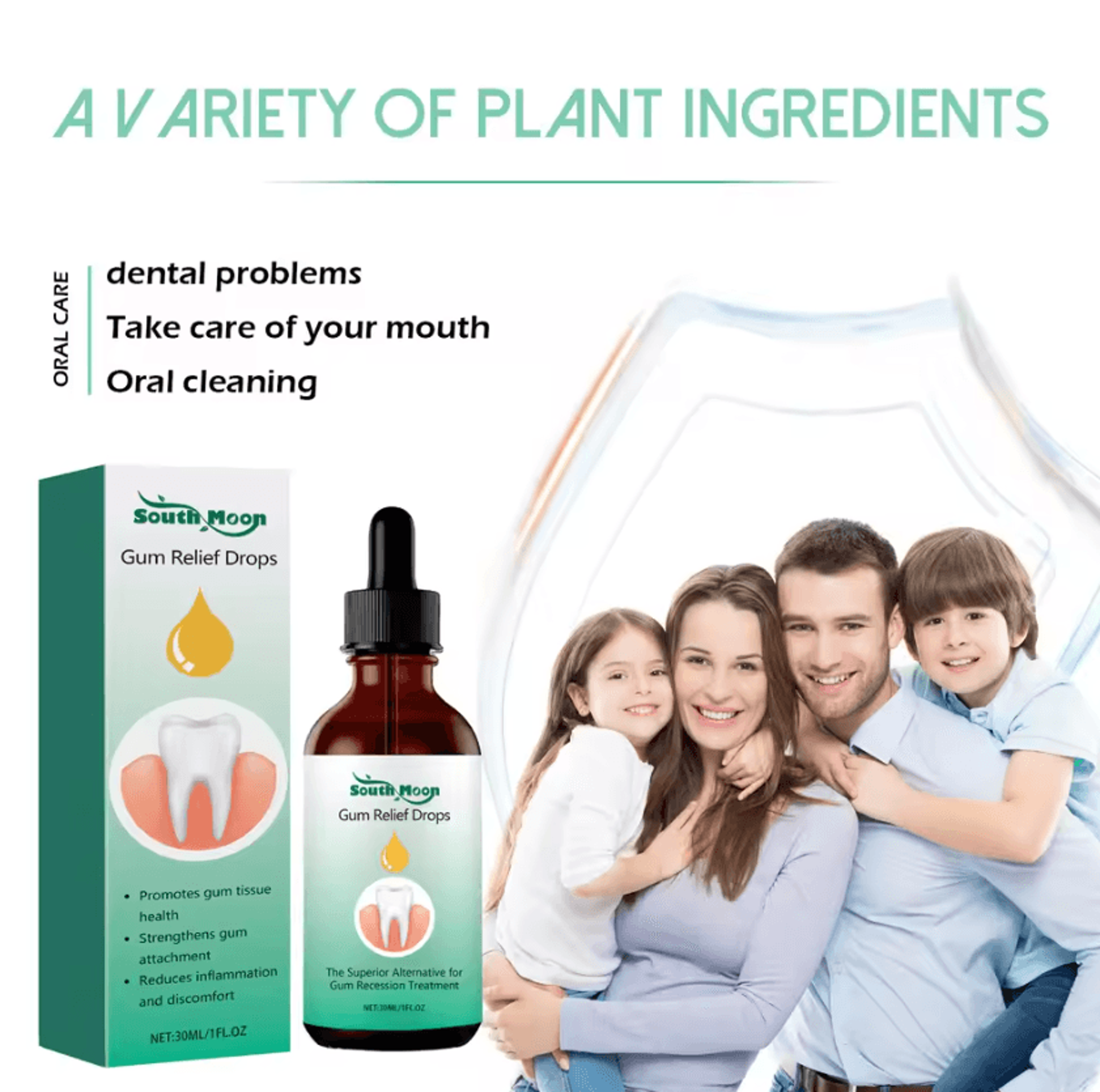 Oral Care Drops For Teeth And Gums Liquid Dental Hygiene Solution For Daily Mouth Care 3