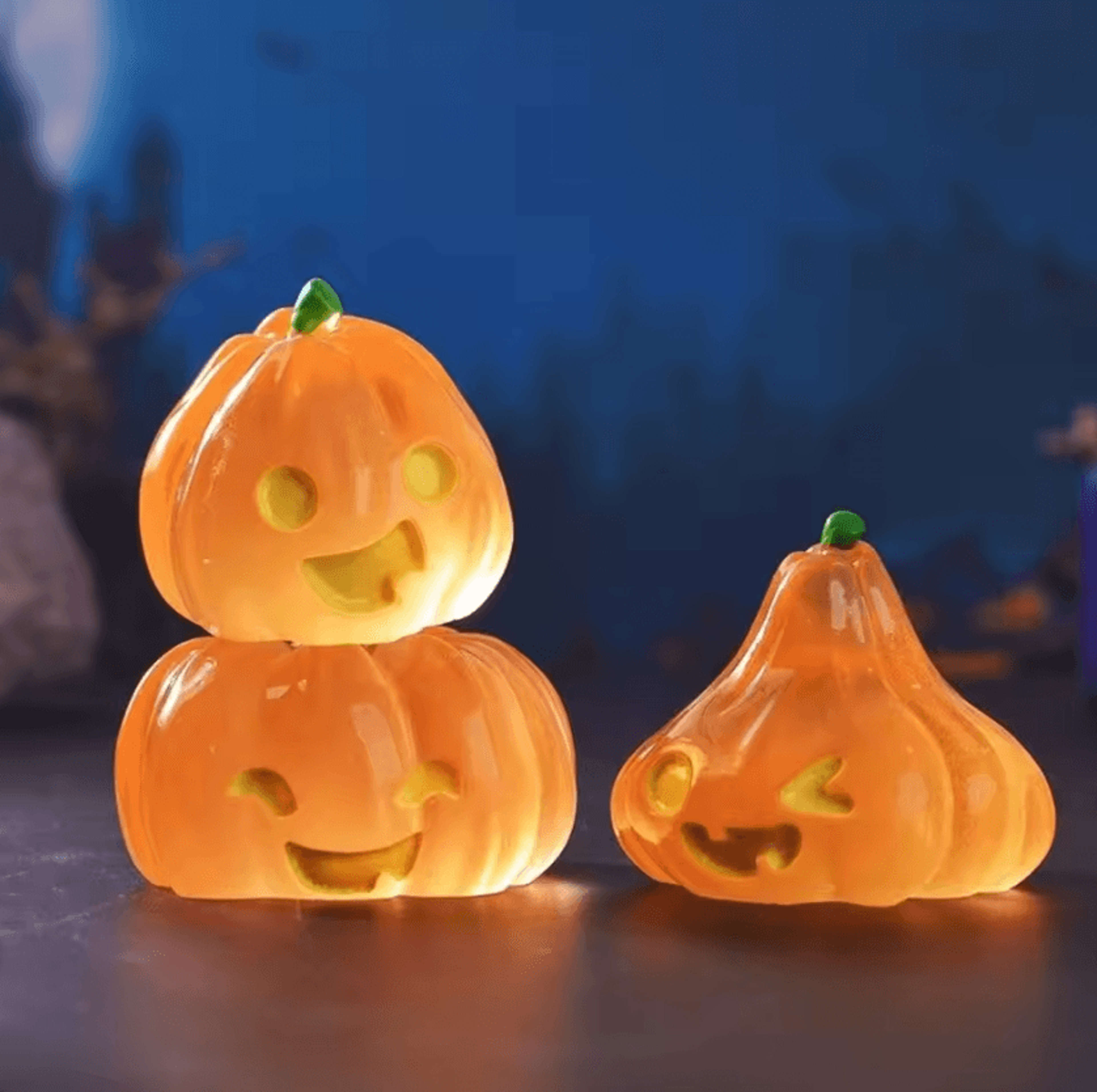 Halloween Luminous Ghost Pumpkin Lantern Mini Desktop Ornament For Spooky Home Decor And Holiday Gi 3