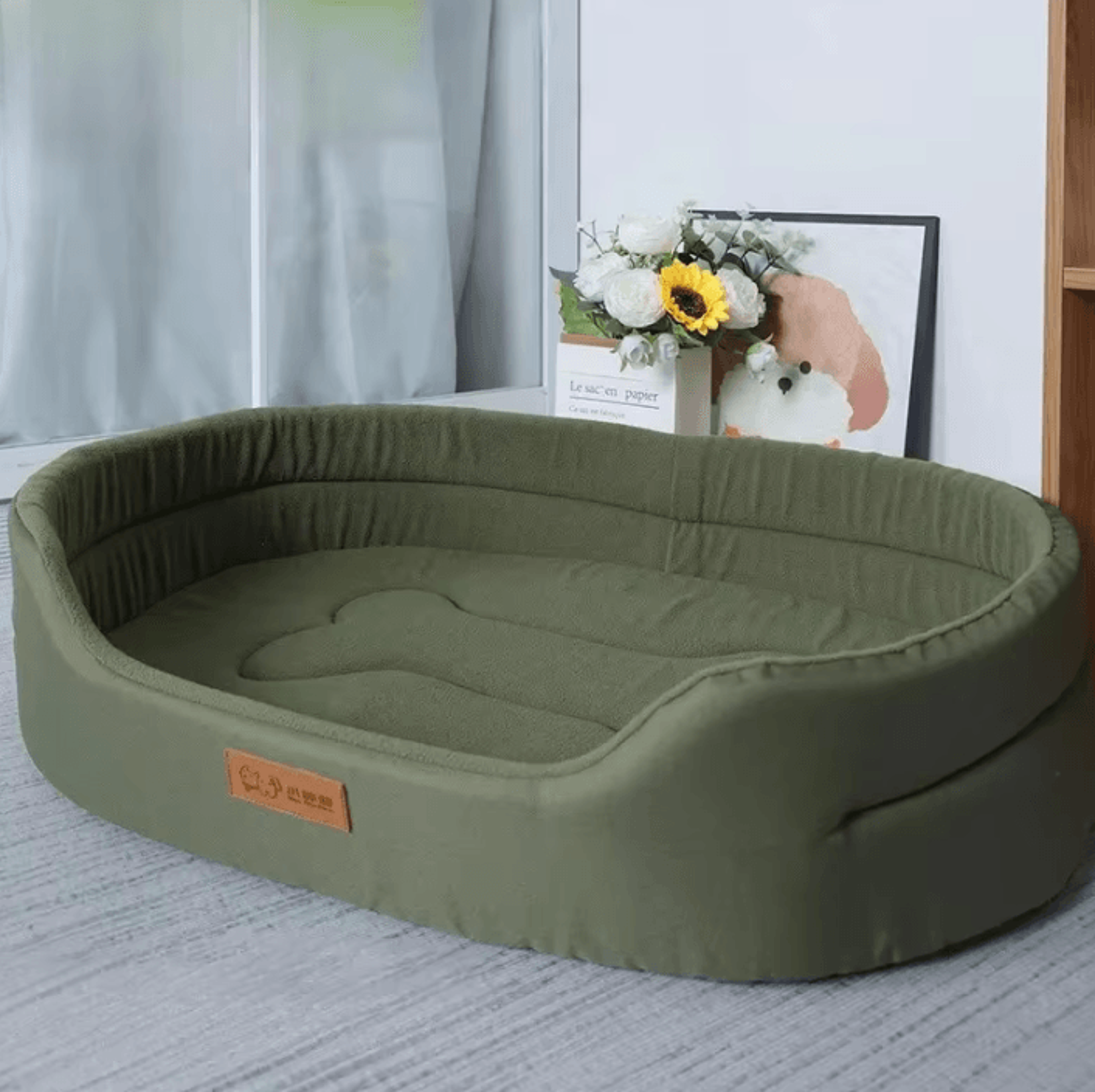 Fluffy Winter Dog Bed Cushion Soft Warm Pet Sofa Mat For Small Medium And Large Dogs And Cats 0