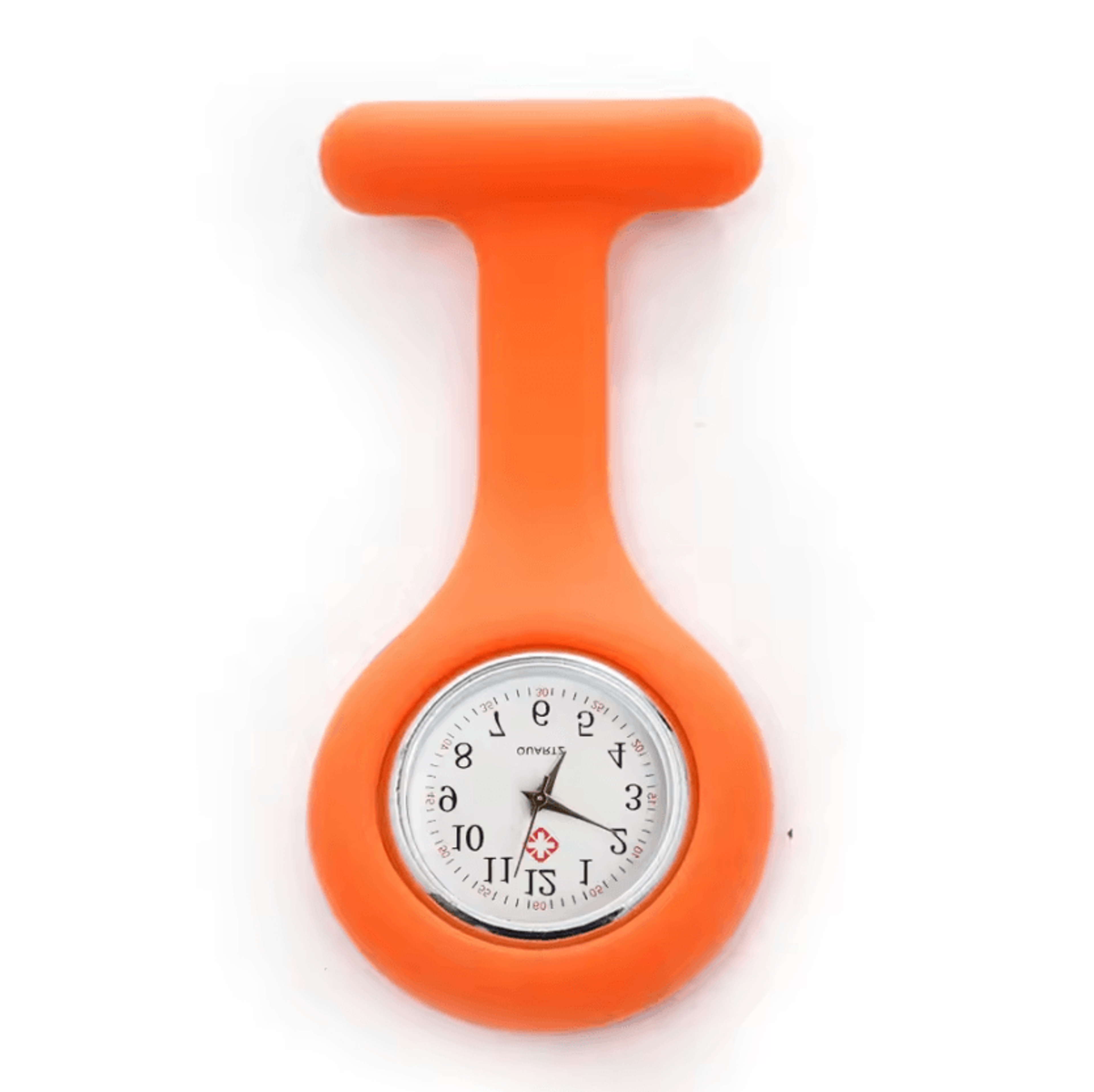 Mini Silicone Nurse Pocket Watch With Brooch Pin Compact Clip On Fob Watch For Healthcare Workers A 9