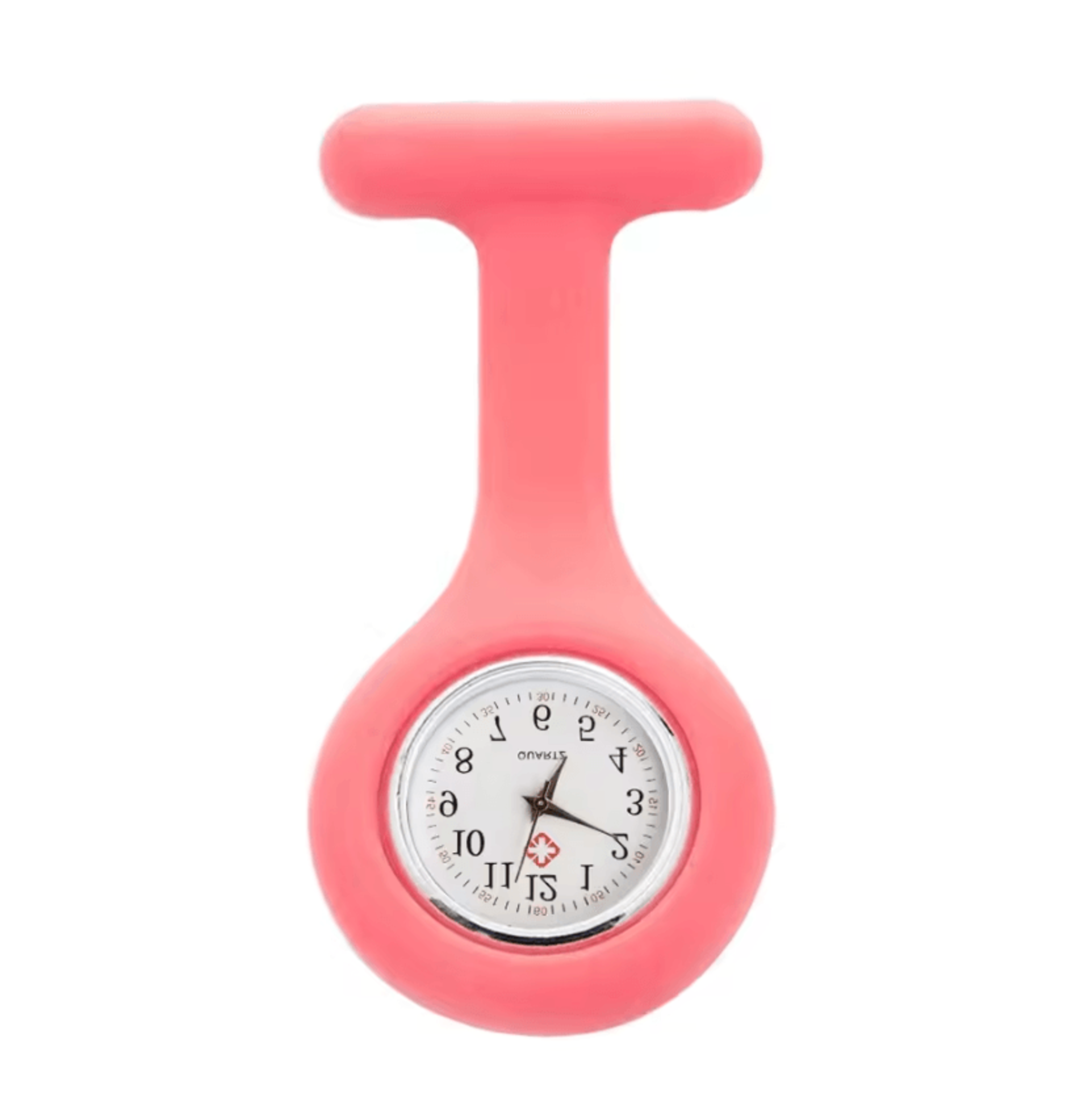 Mini Silicone Nurse Pocket Watch With Brooch Pin Compact Clip On Fob Watch For Healthcare Workers A 6