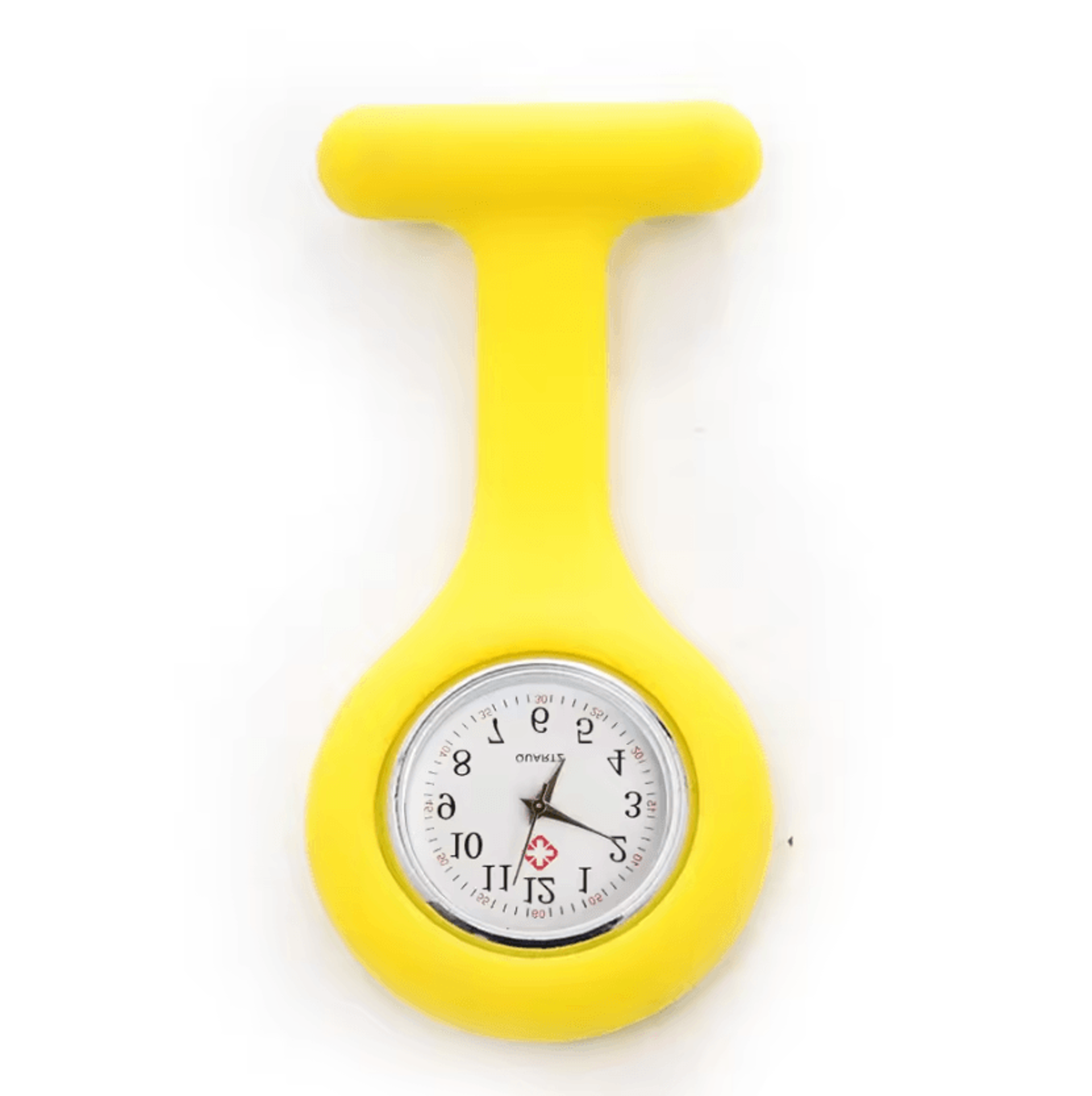 Mini Silicone Nurse Pocket Watch With Brooch Pin Compact Clip On Fob Watch For Healthcare Workers A 10