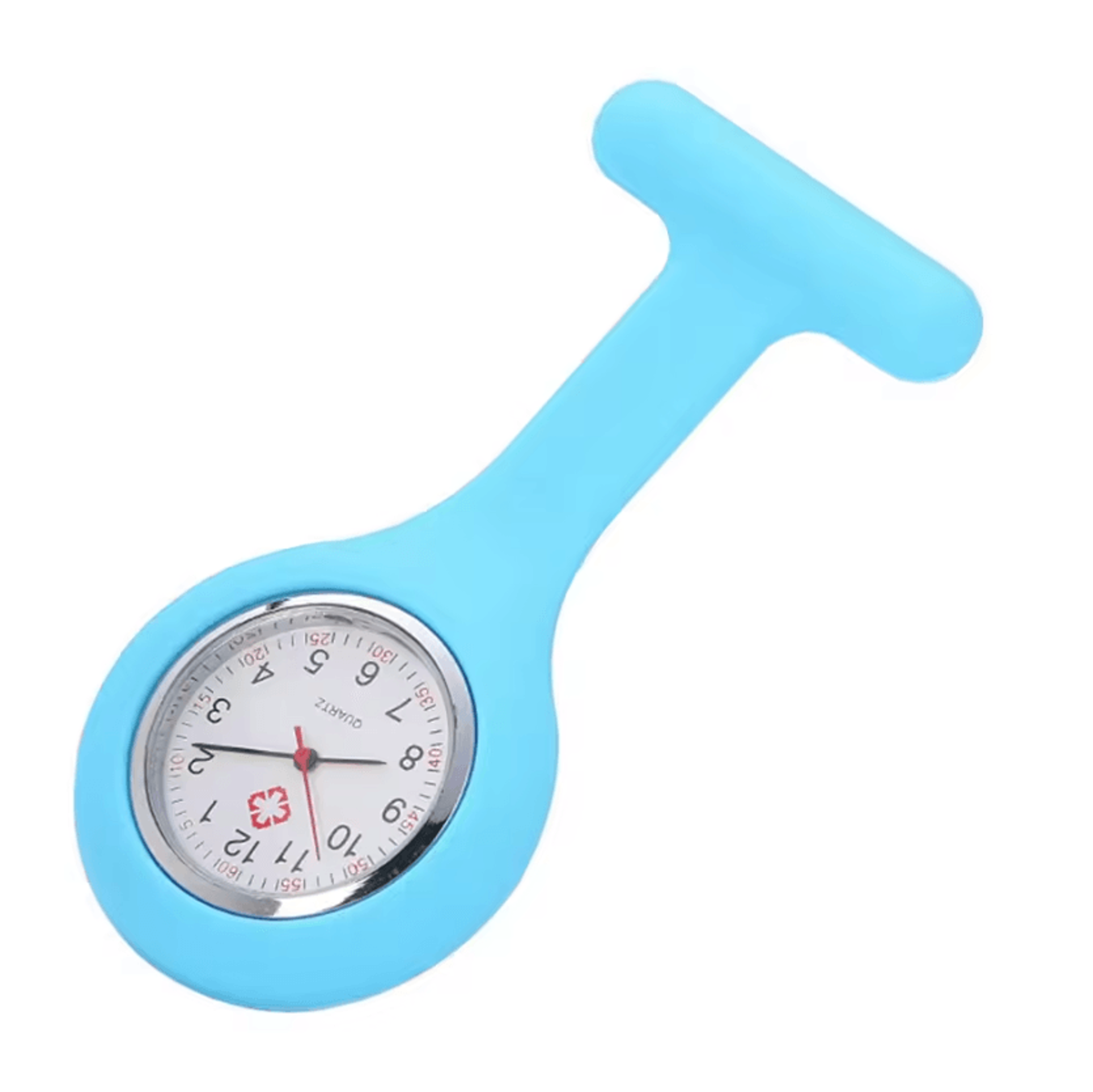 Fashion Silicone Nurse Fob Watch With Brooch Pin Portable Medical Pocket Watch For Doctors And Heal 3