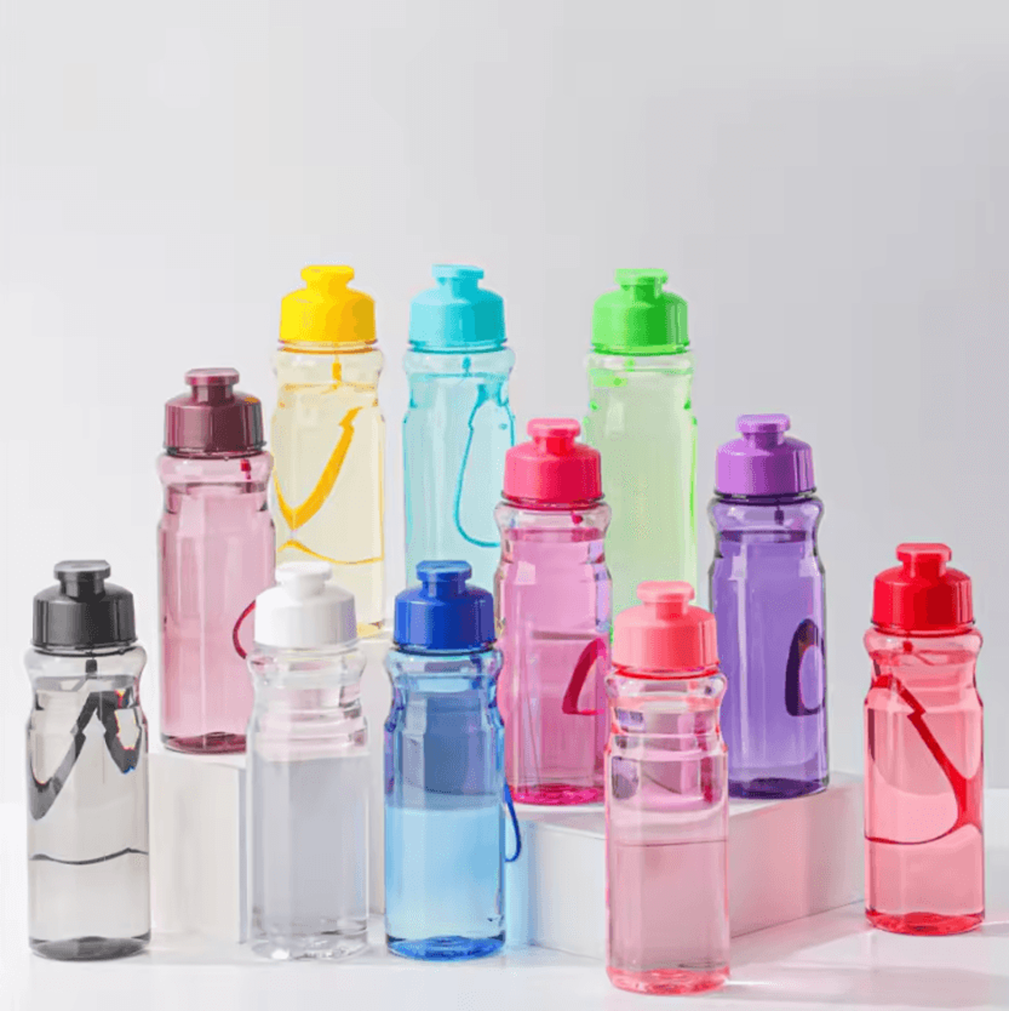 650ML Transparent Sports Water Bottle Portable Reusable Drinking Cup For School Gym Travel And Ever 0