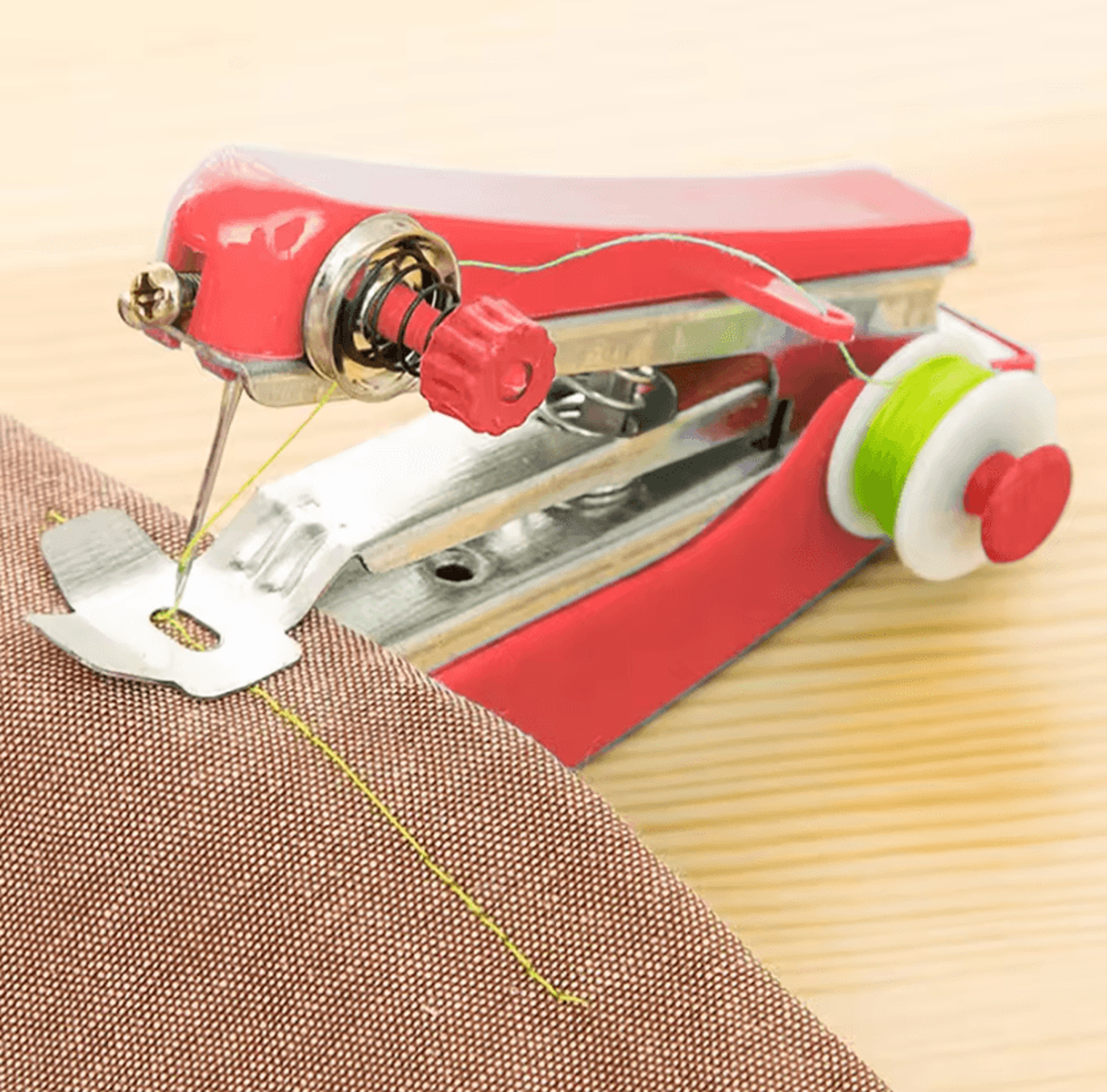 Portable Mini Handheld Sewing Machine Compact Pocket Stitching Tool For Clothing Repairs And Home T 5