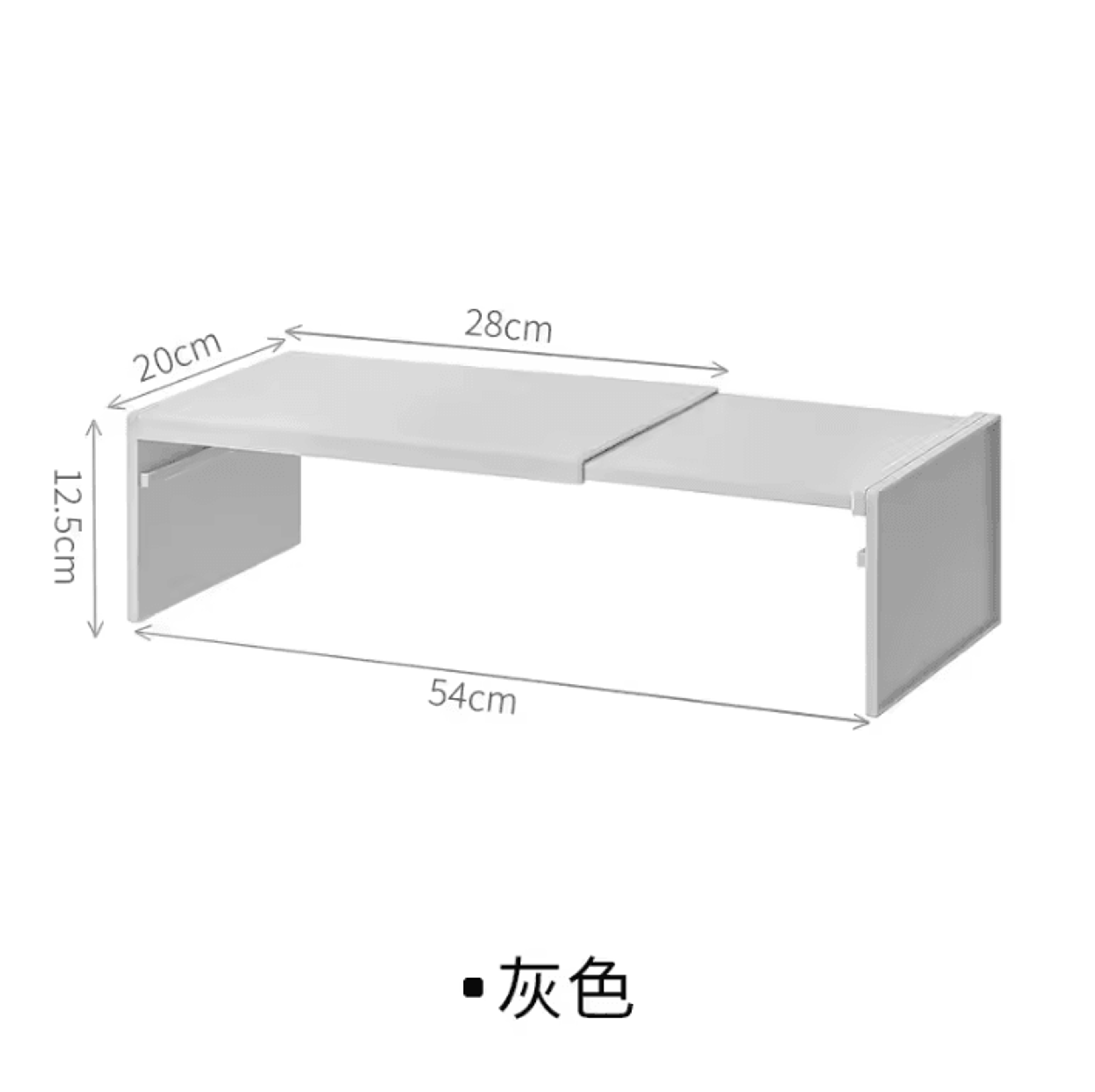 Expandable Kitchen Cabinet Shelf Organizer Adjustable Countertop Storage Rack For Spices Cupboards  5