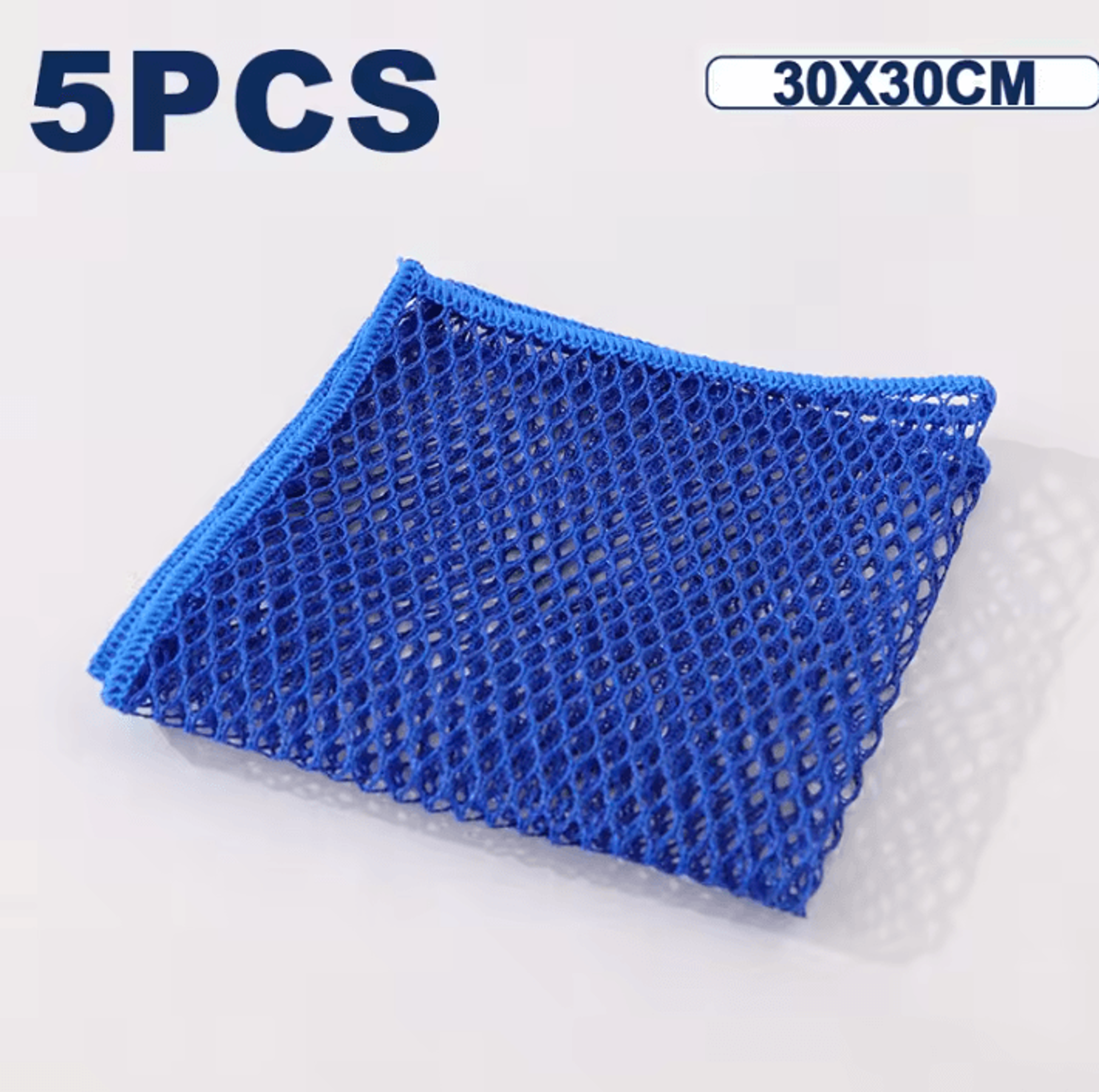 5 Piece Quick Dry Mesh Dish Cleaning Cloth Reusable Kitchen Scouring Towels For Dishes Stove And Gr 5