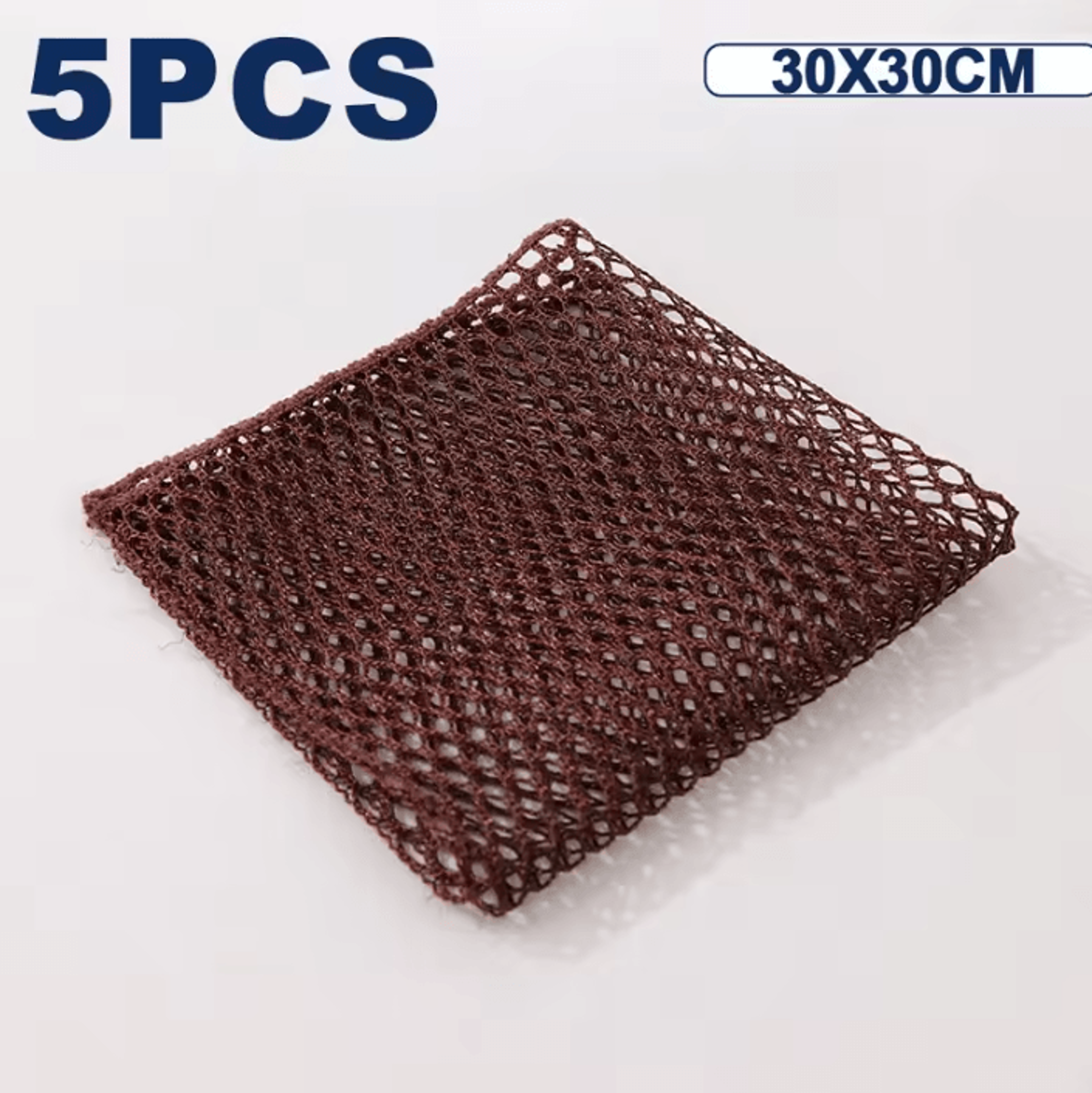 5 Piece Quick Dry Mesh Dish Cleaning Cloth Reusable Kitchen Scouring Towels For Dishes Stove And Gr 7