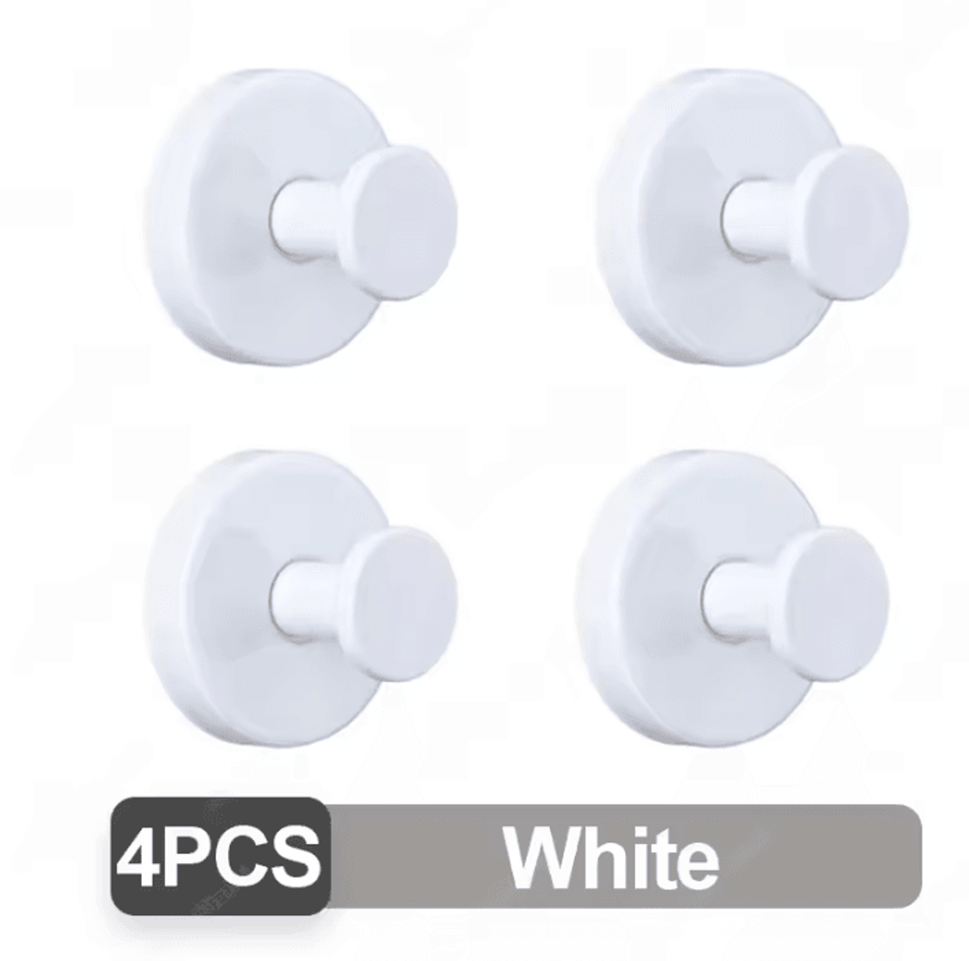 Stainless Steel Suction Cup Wall Hooks Waterproof Reusable Shower Hangers For Bathroom And Home Org 12