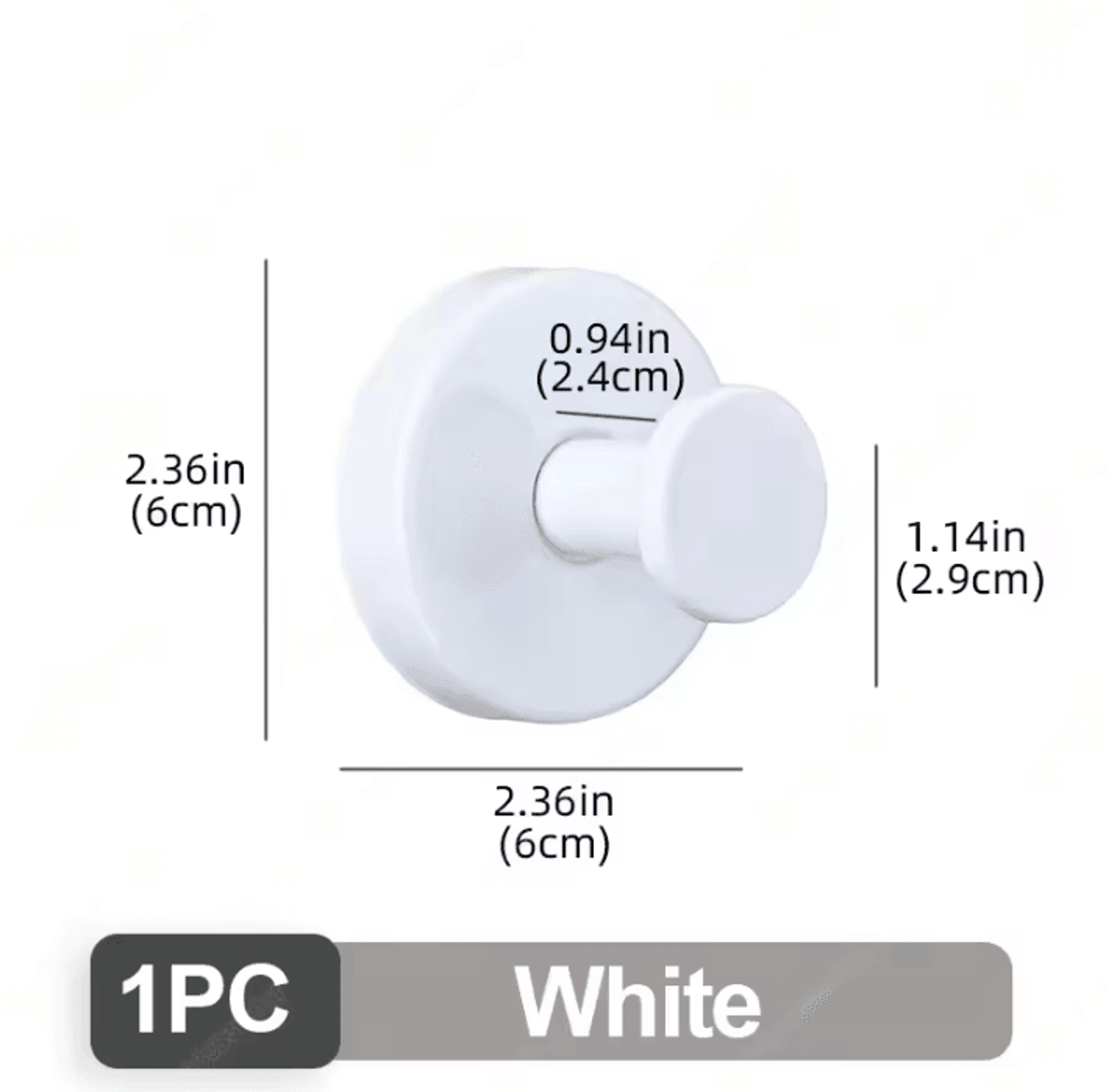 Stainless Steel Suction Cup Wall Hooks Waterproof Reusable Shower Hangers For Bathroom And Home Org 6