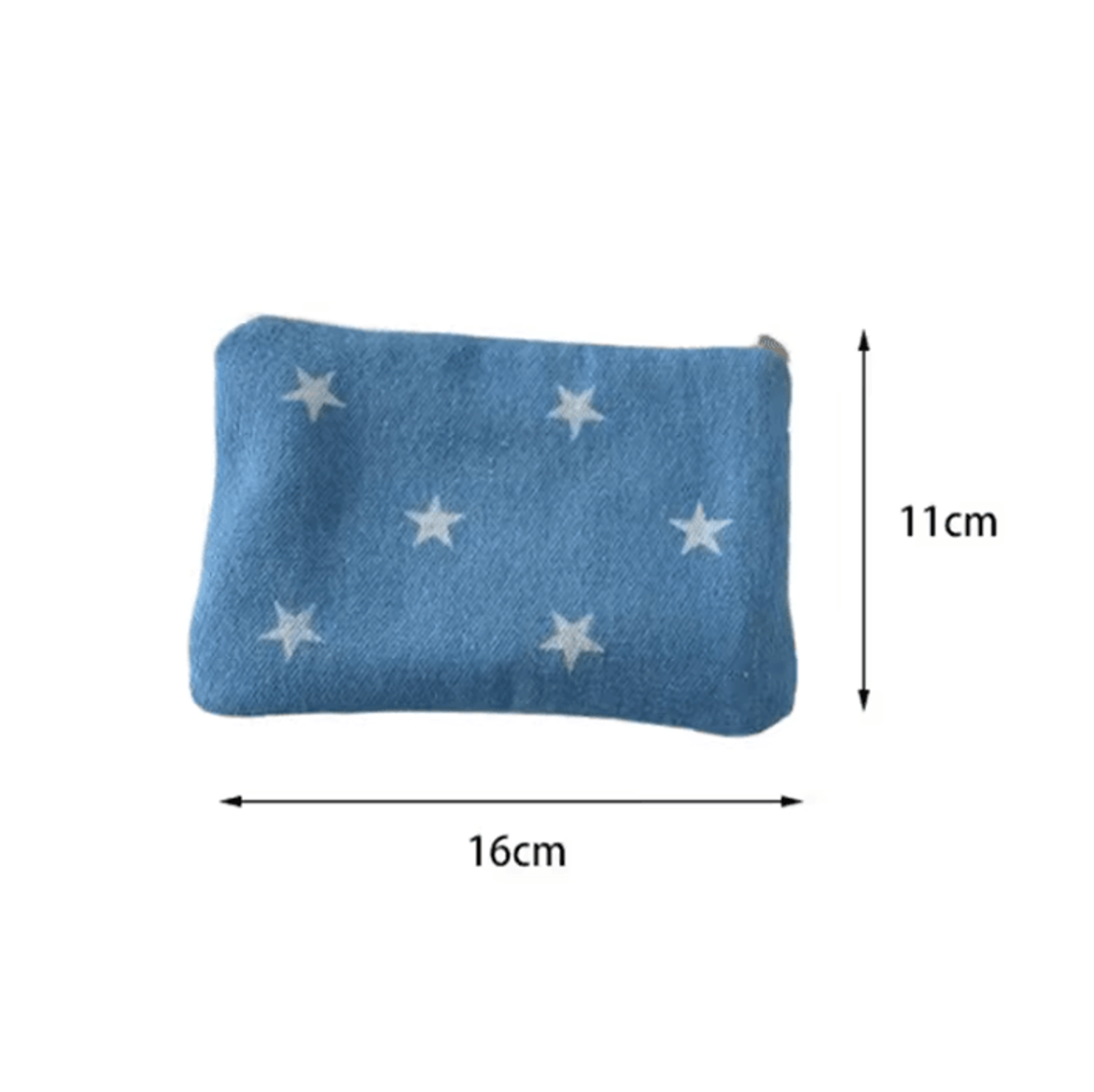 Star Print Zipper Coin Purse Portable Fabric Mini Wallet For Coins Lipstick Earbuds And Small Acces 3