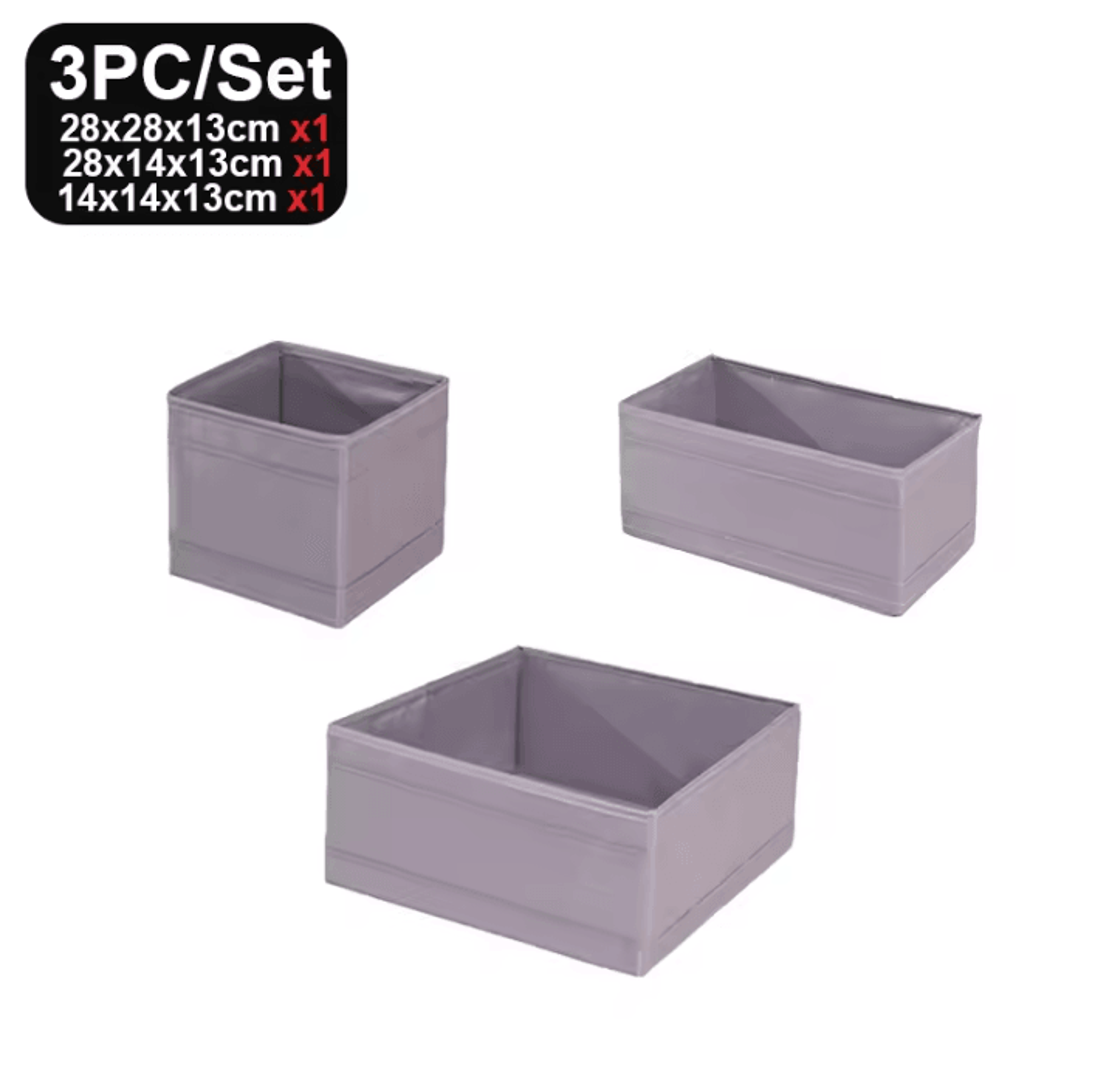 Foldable Oxford Fabric Drawer Organizer Underwear Bra And Clothing Storage Box For Wardrobe Organiz 11
