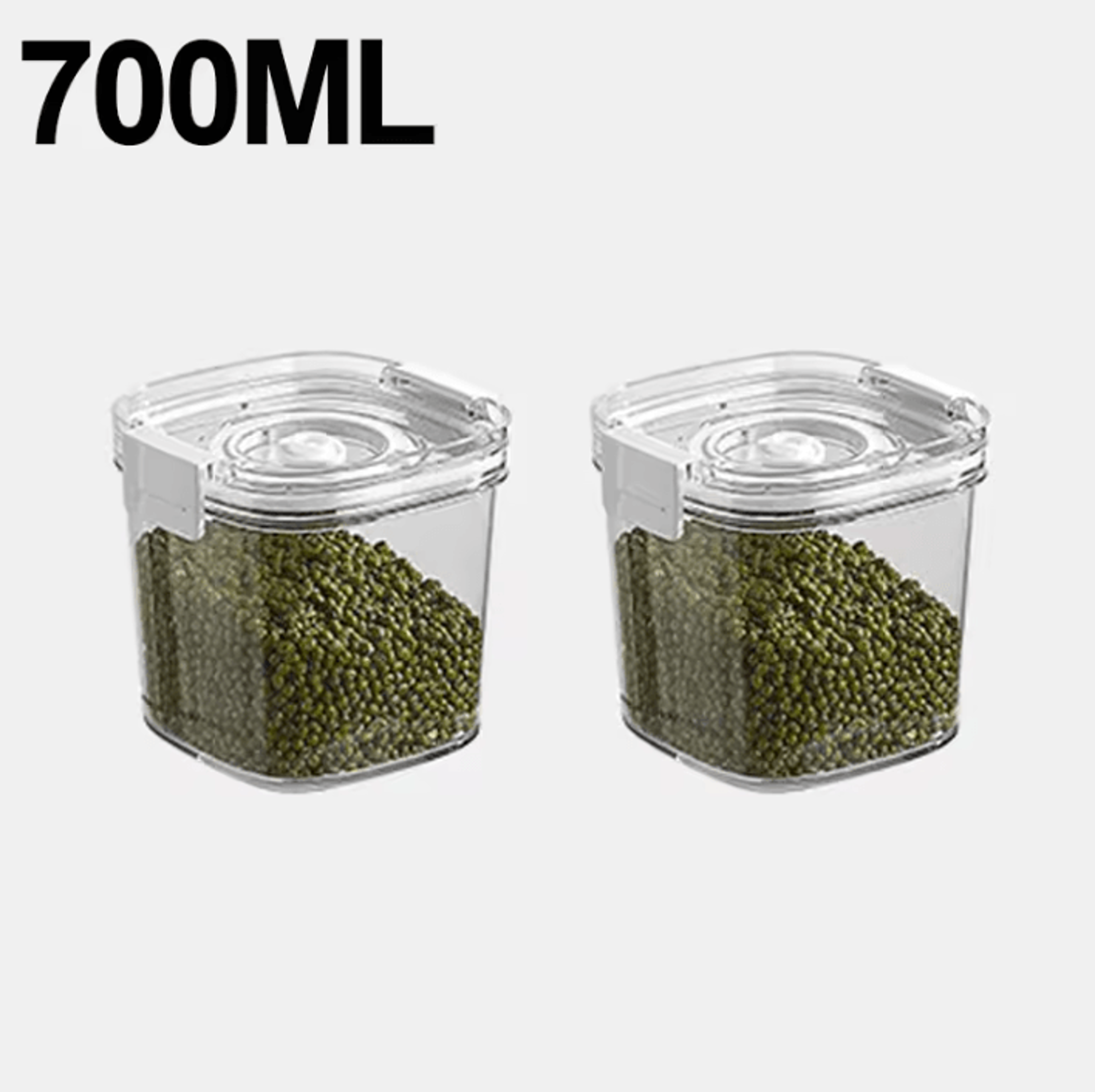 2 Piece Vacuum Sealed Coffee Bean Storage Containers For Fresh Kitchen Organization 5