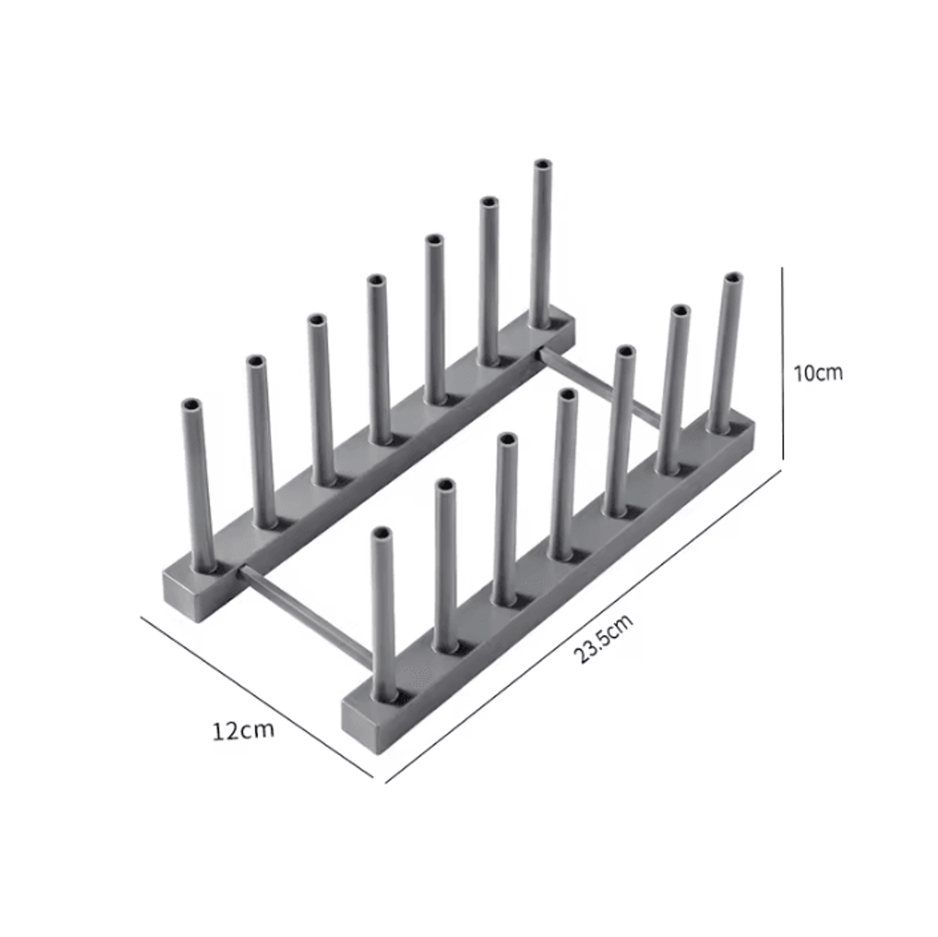 Detachable Plastic Dish Drainer Rack For Plates And Pot Lid Organization 5