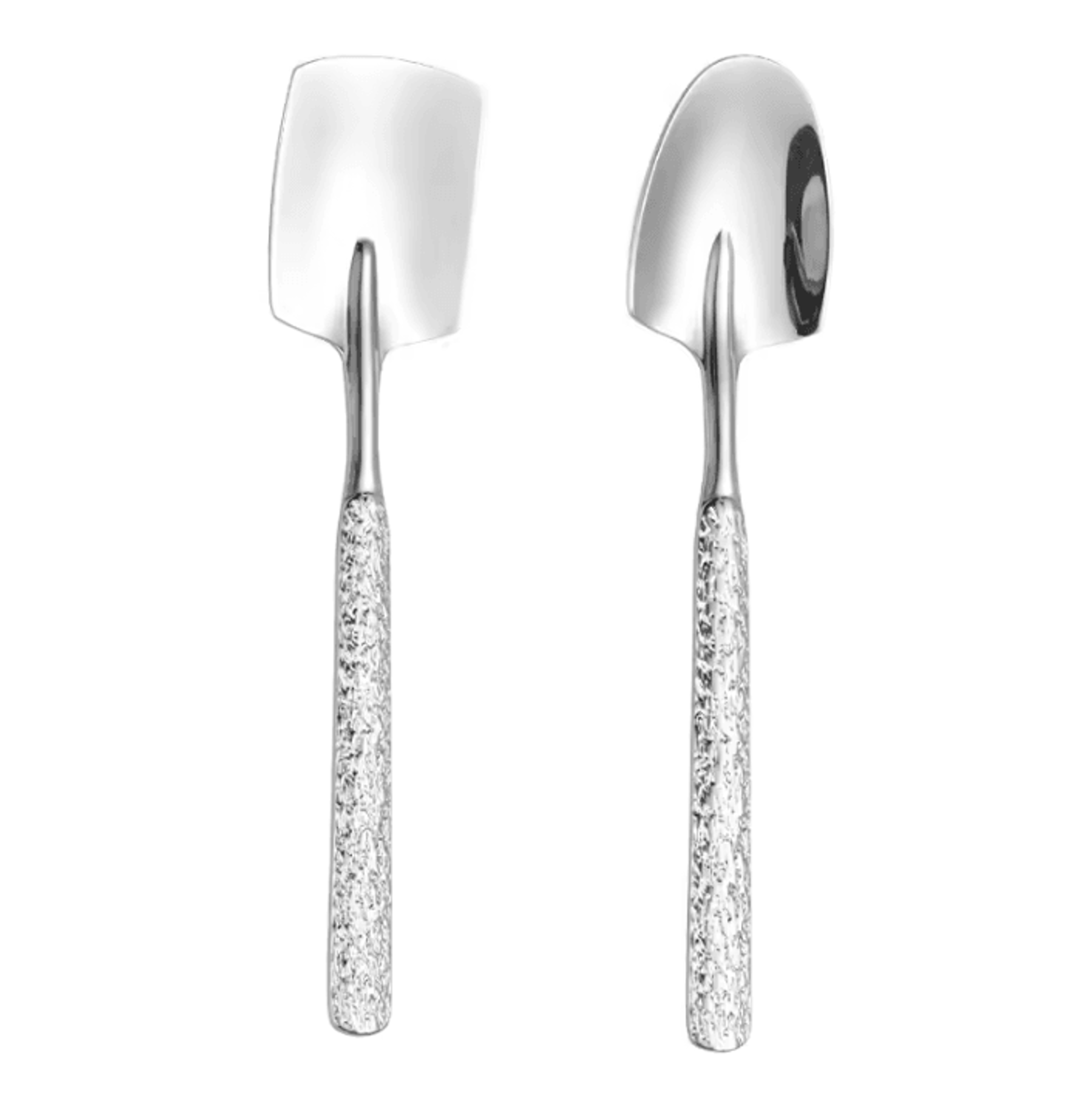 Creative Stainless Steel Shovel Spoon With Hammer Handle For Coffee And Desserts 5
