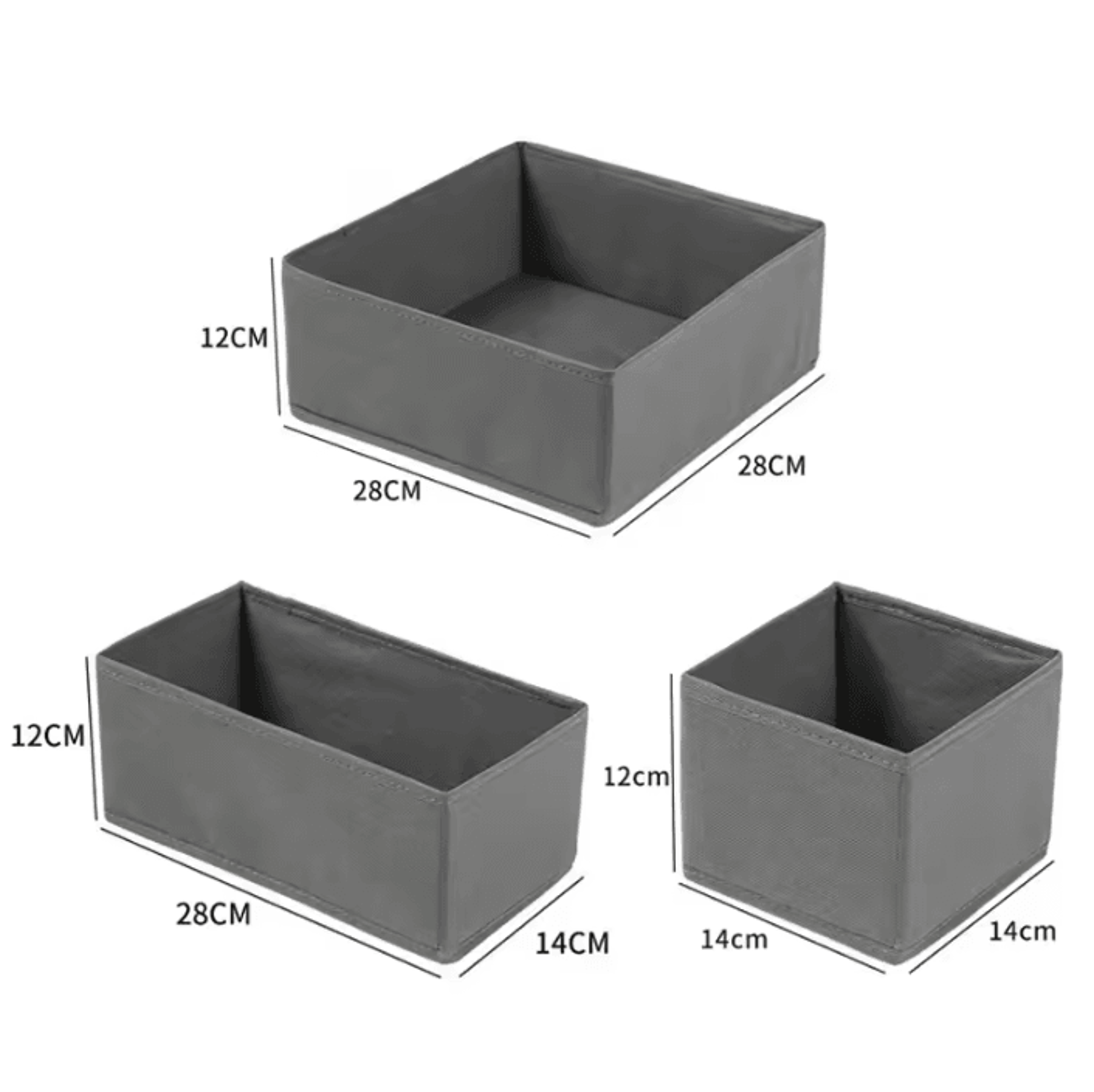 Foldable Nonwoven Fabric Clothing Storage Box For Wardrobe Organization 3