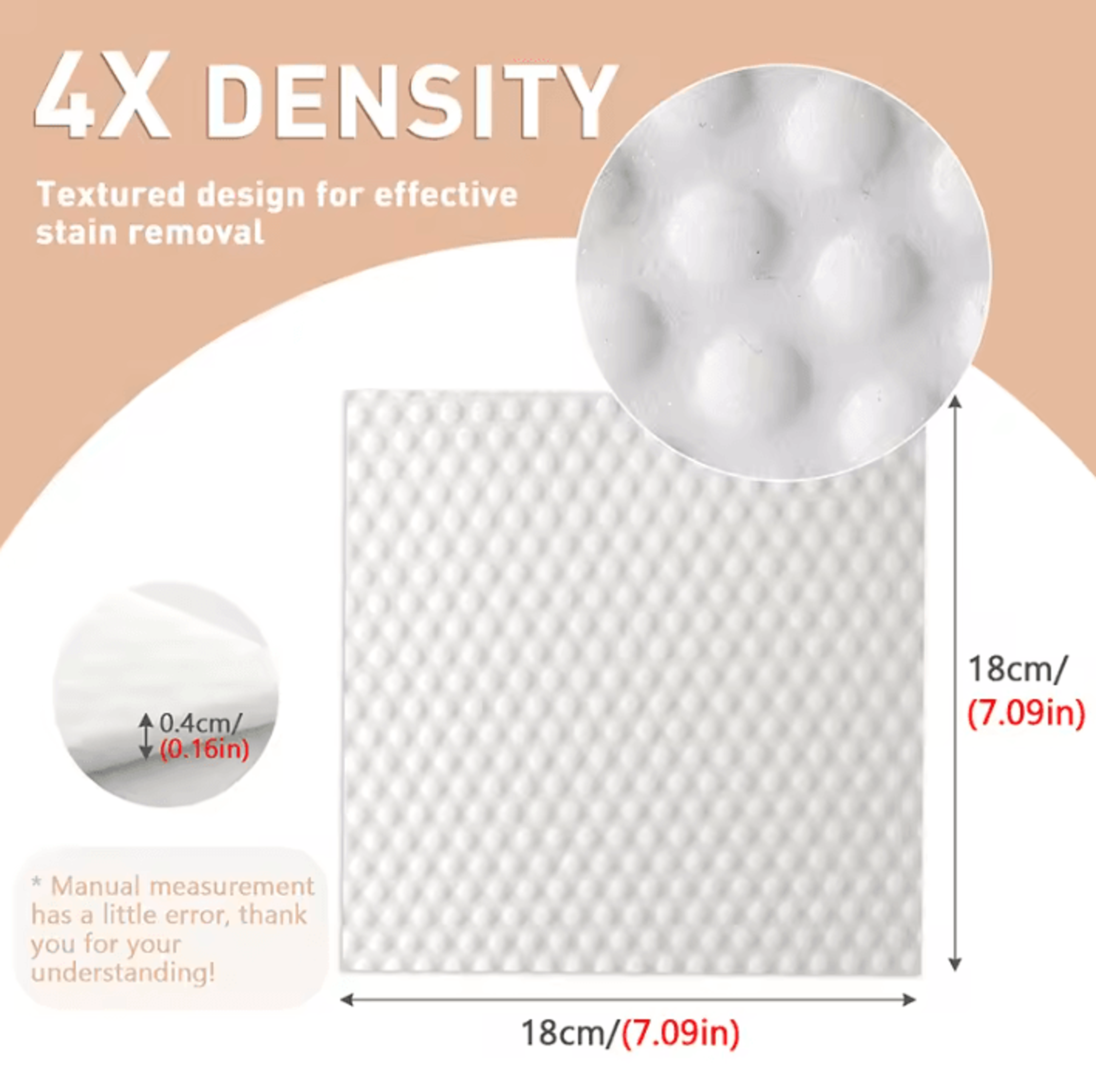 10 Piece Compressed Melamine Cleaning Sponge Sheets For Kitchen And Bathroom 3