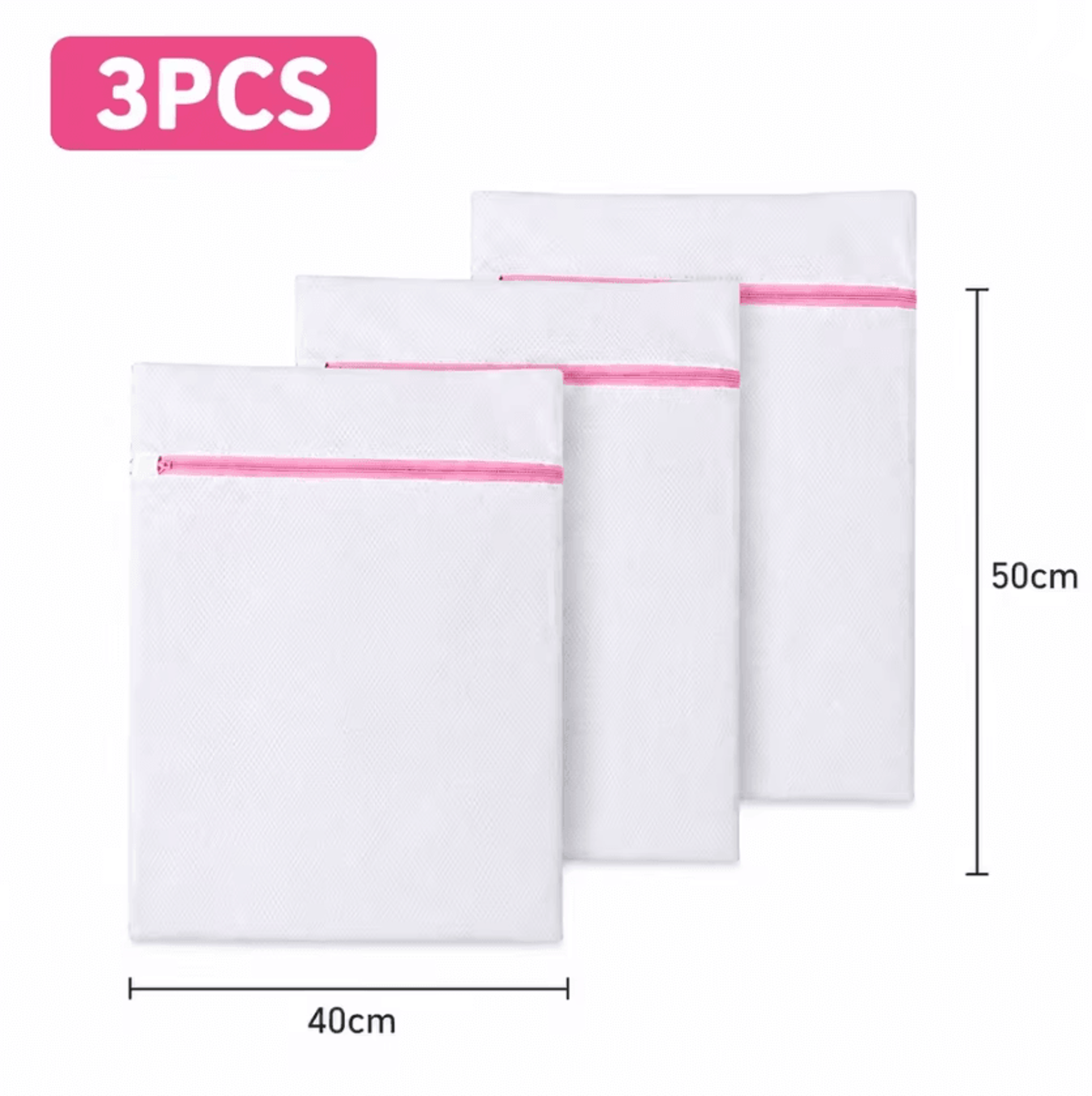 3 Piece Mesh Laundry Washing Bags For Delicate Clothes And Bra Protection 5