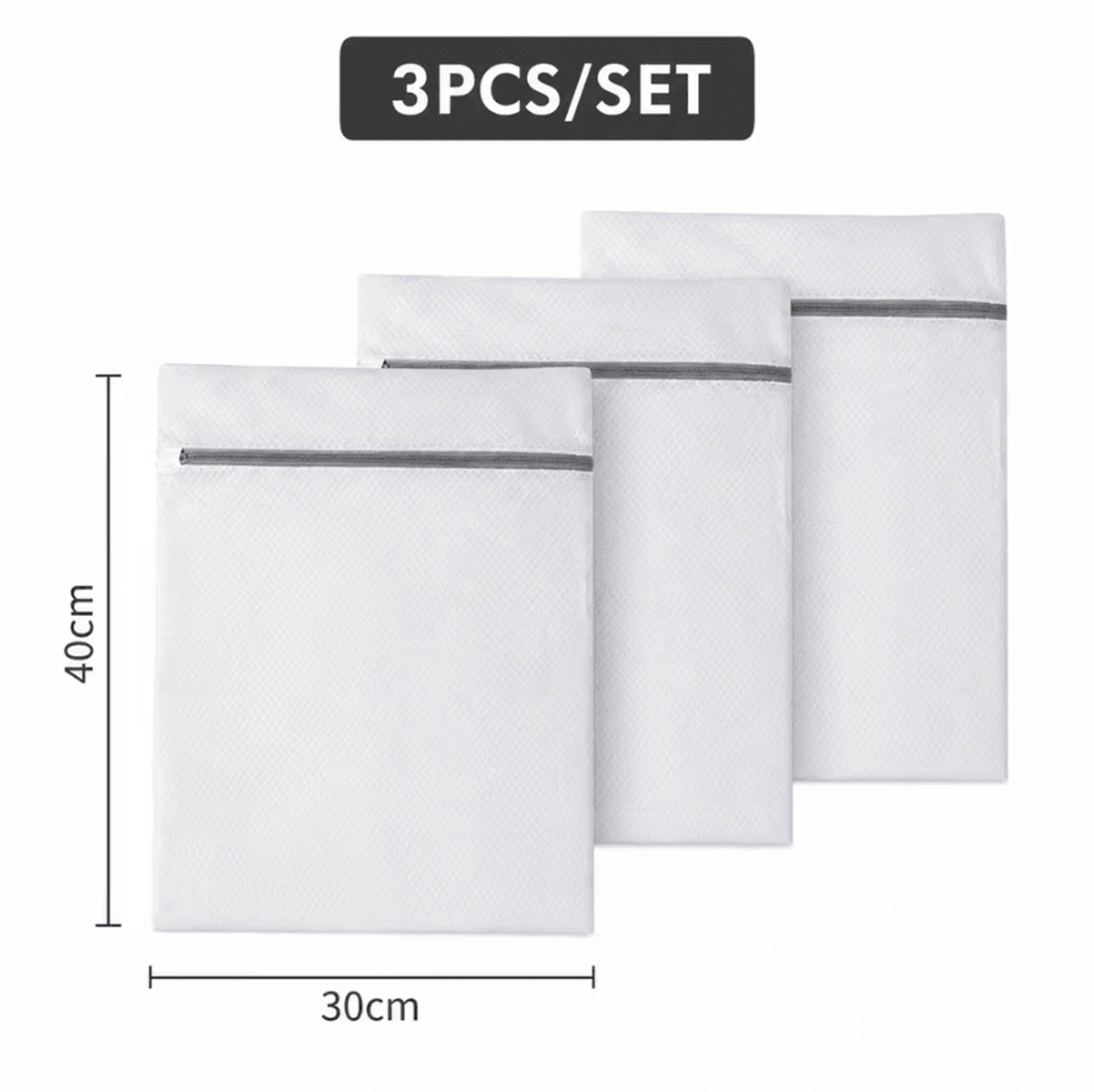 3 Piece Mesh Laundry Washing Bags For Delicate Clothes And Bra Protection 7