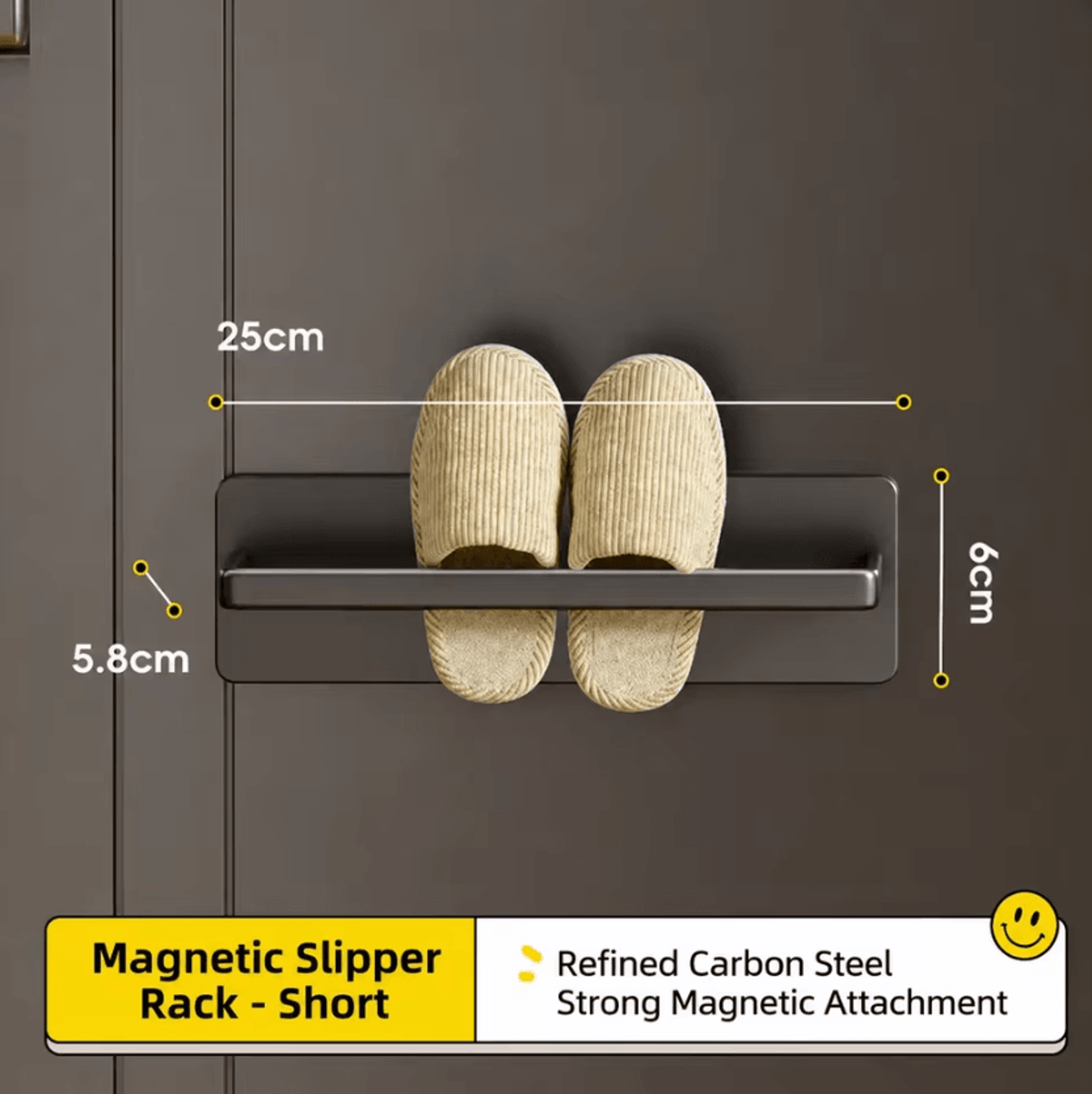 Heavy Duty Magnetic Door Organizer Rack With Carbon Steel Storage Hooks 11
