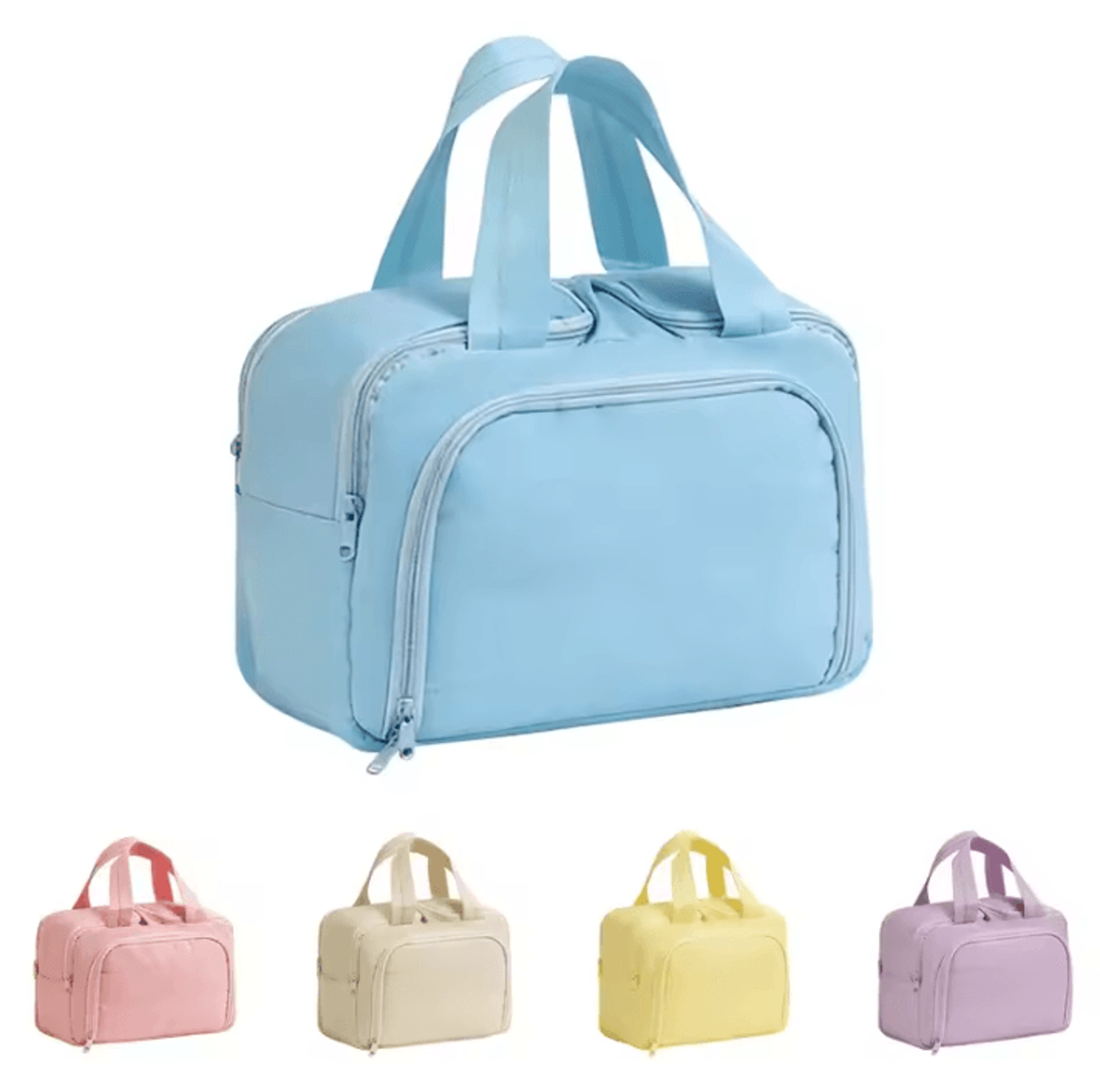 Large Capacity Travel Makeup Organizer Bag With Multiple Storage Pockets 1