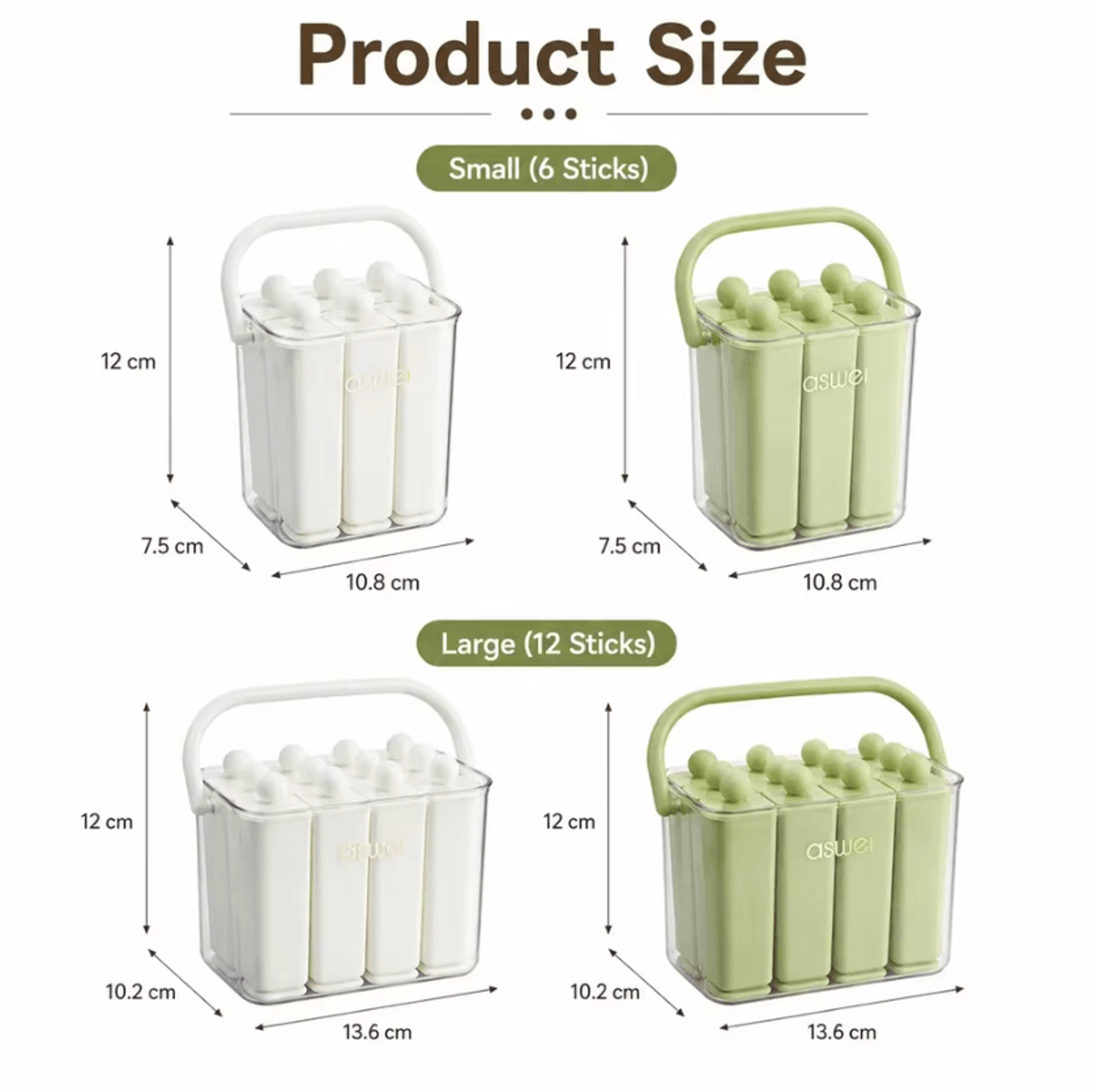 Easy Release Silicone Ice Pop Mold For Homemade Frozen Treats 4