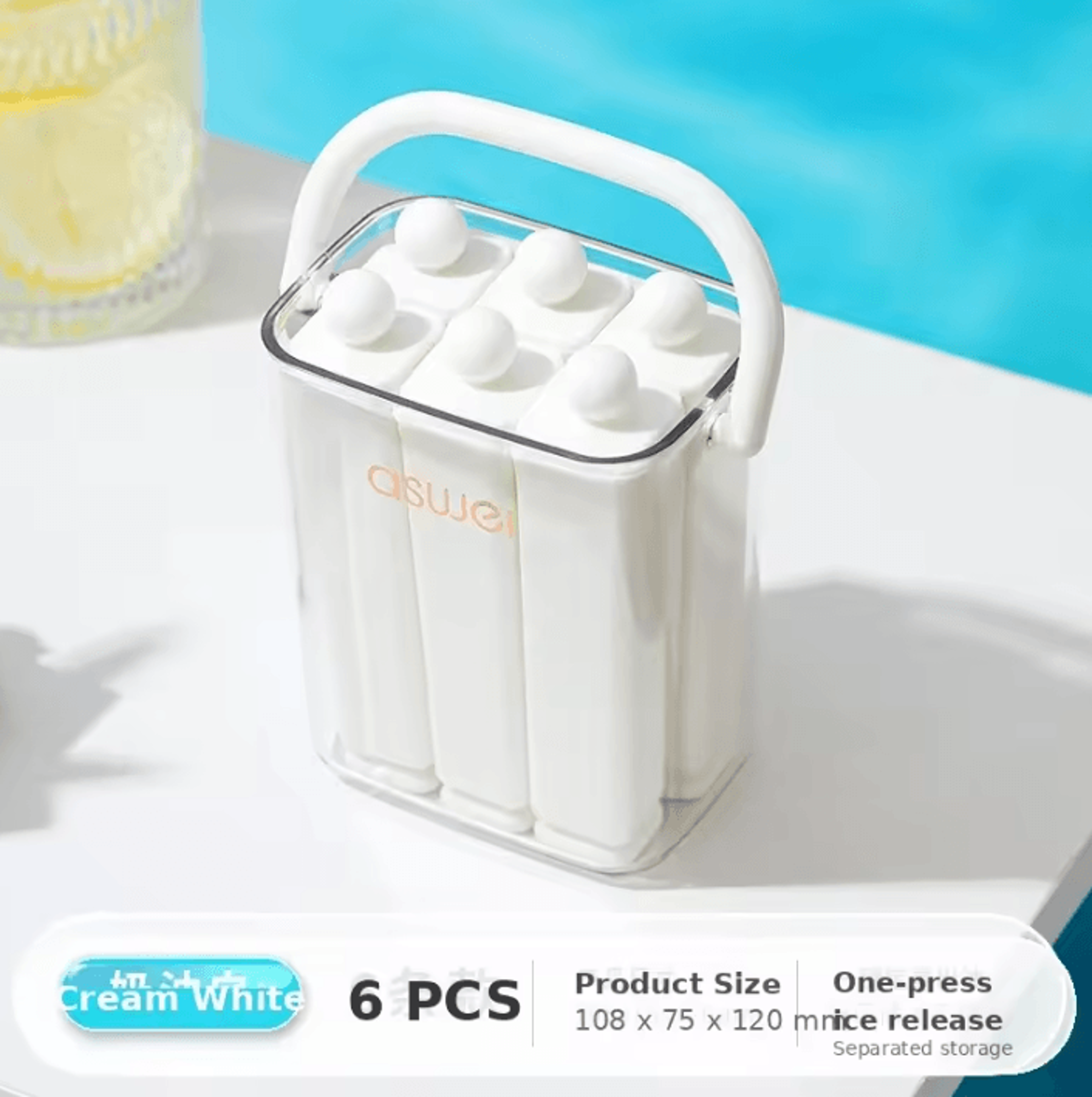 Easy Release Silicone Ice Pop Mold For Homemade Frozen Treats 5