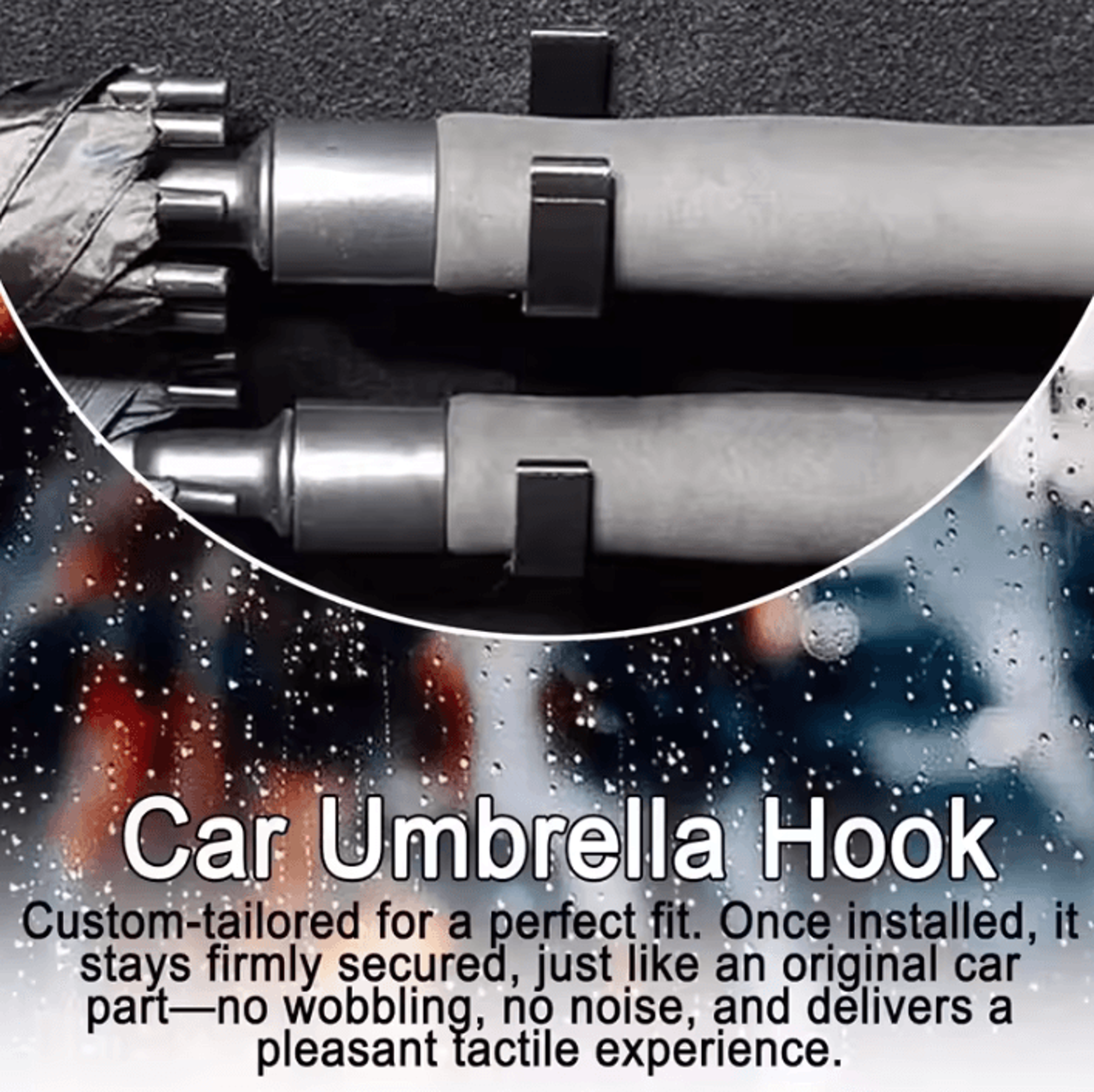 Universal Car Trunk Umbrella Holder Hooks For Convenient Vehicle Storage 3
