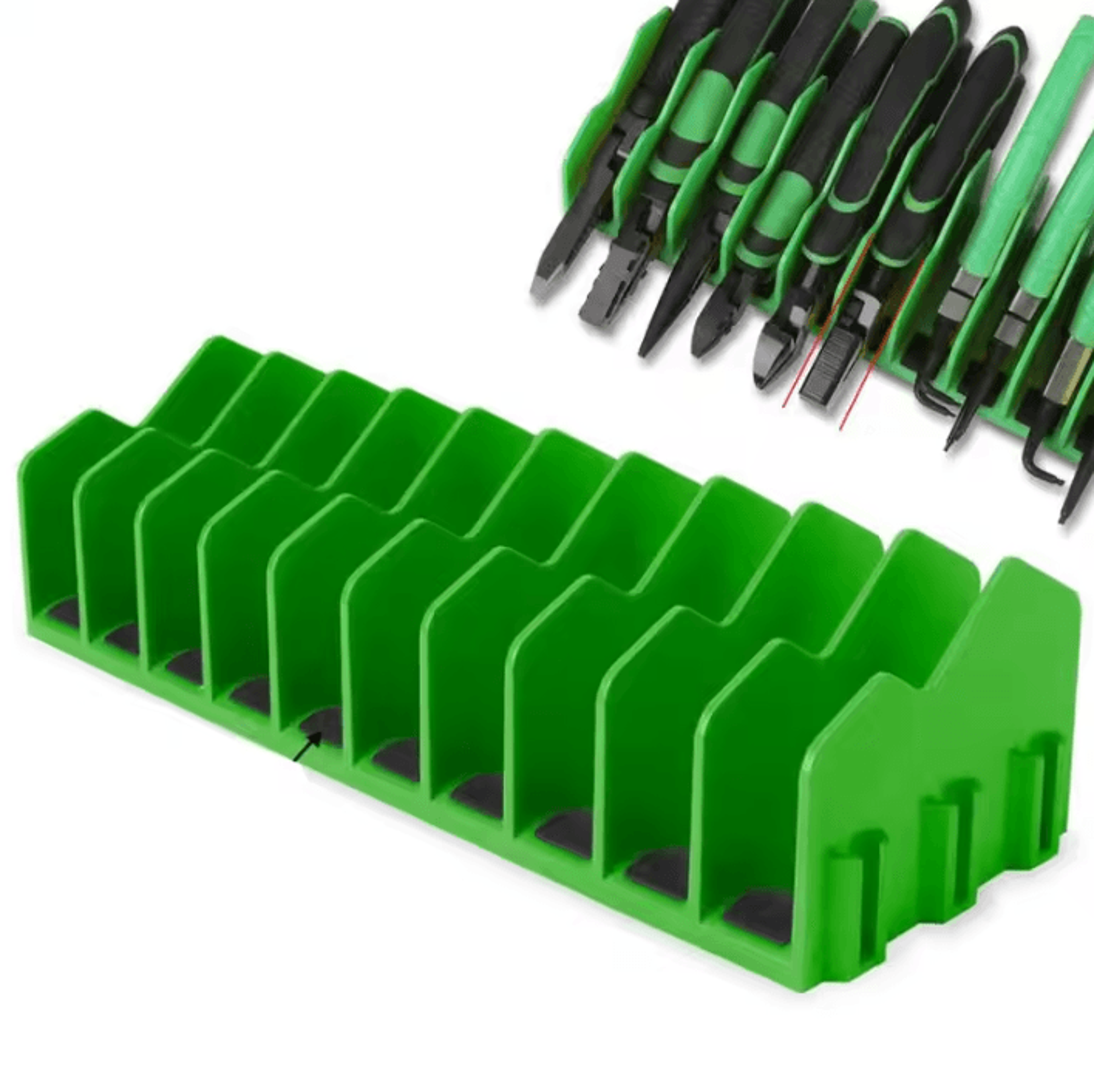 Space Saving Pliers Organizer Rack With 10 Tool Storage Slots 0