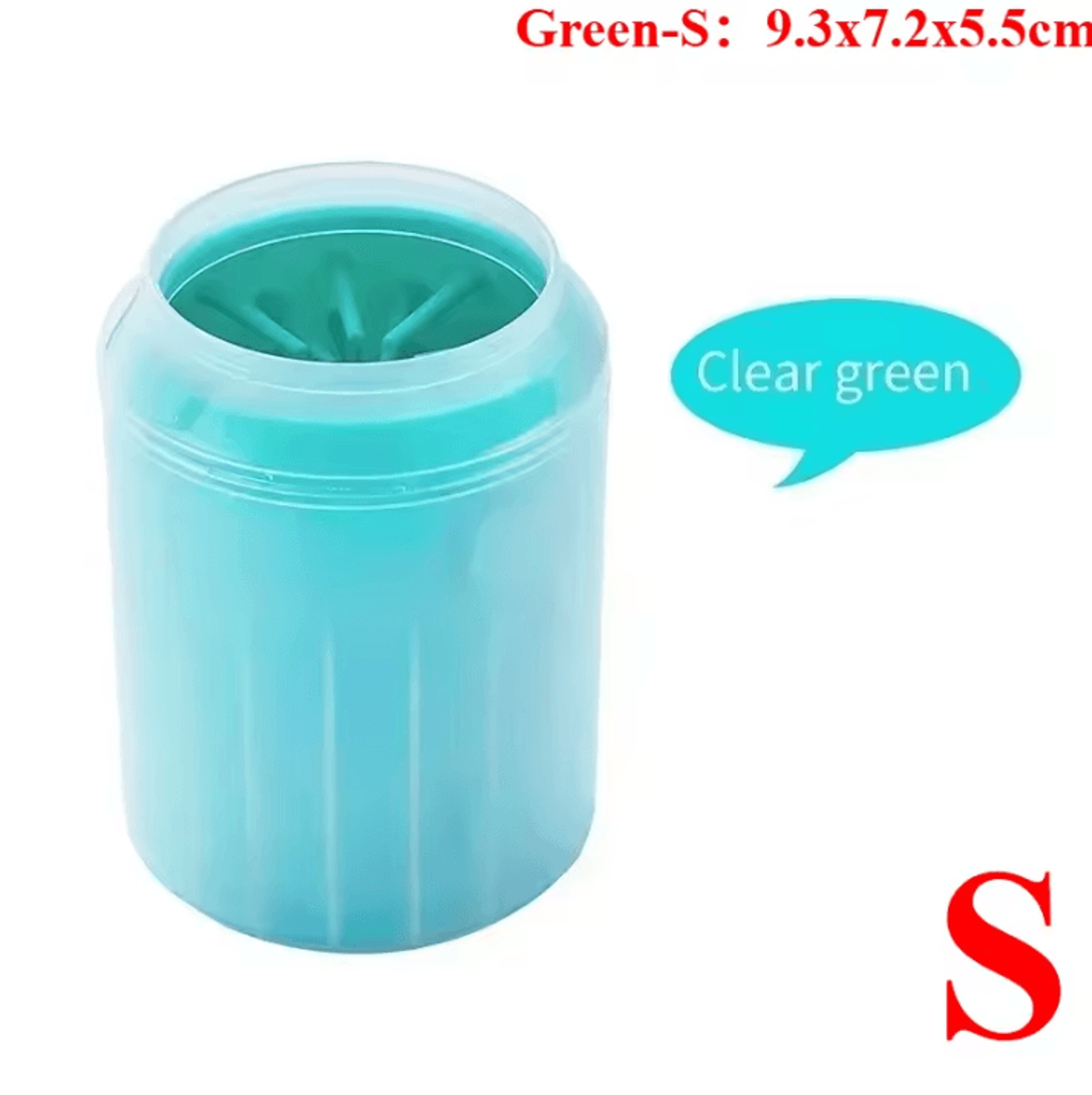 Dog Paw Washer Cleaner  Soft Silicone Dog Paw Cleaning Bucket With Pet Foot Brush 11