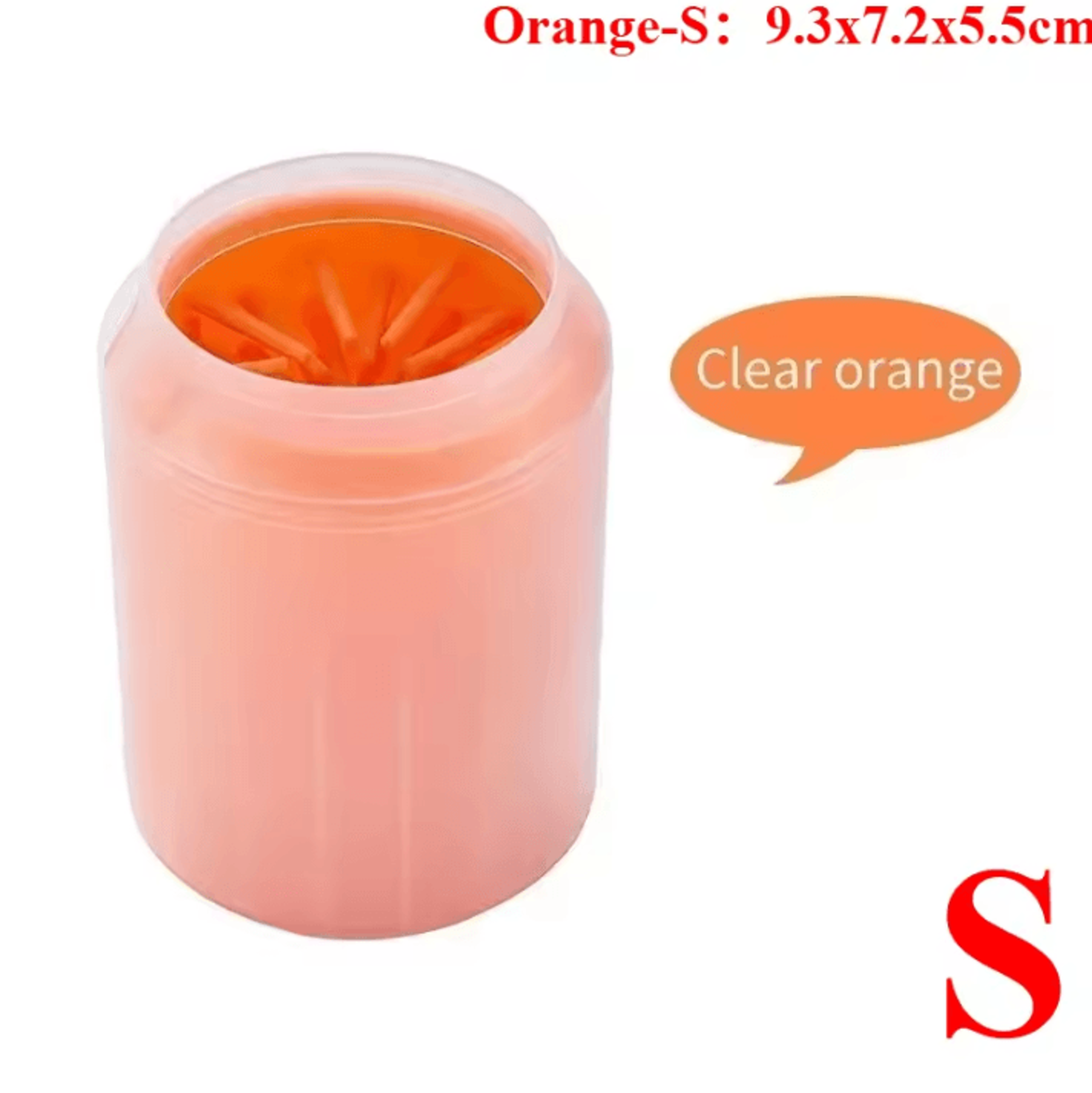 Dog Paw Washer Cleaner  Soft Silicone Dog Paw Cleaning Bucket With Pet Foot Brush 8