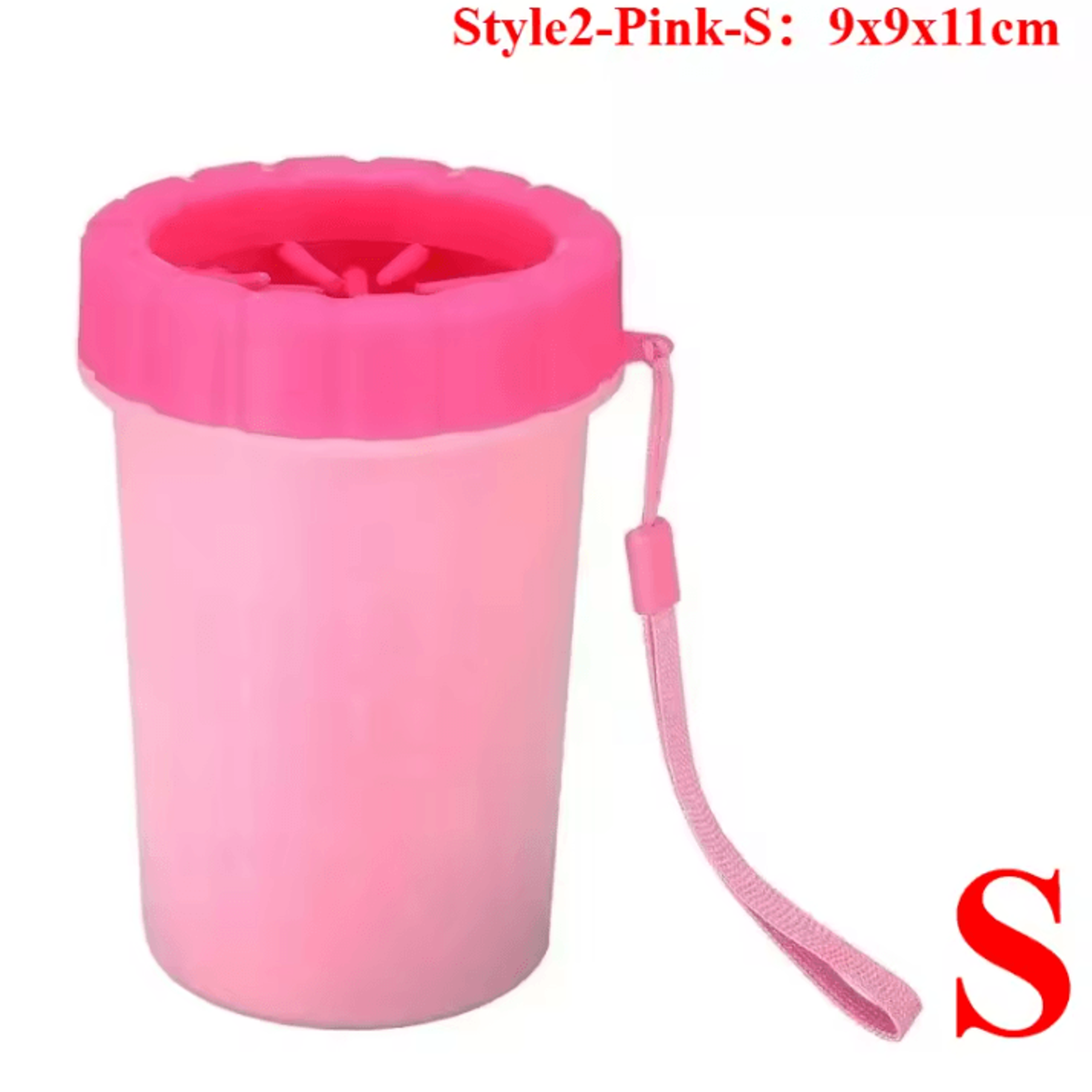 Dog Paw Washer Cleaner  Soft Silicone Dog Paw Cleaning Bucket With Pet Foot Brush 16