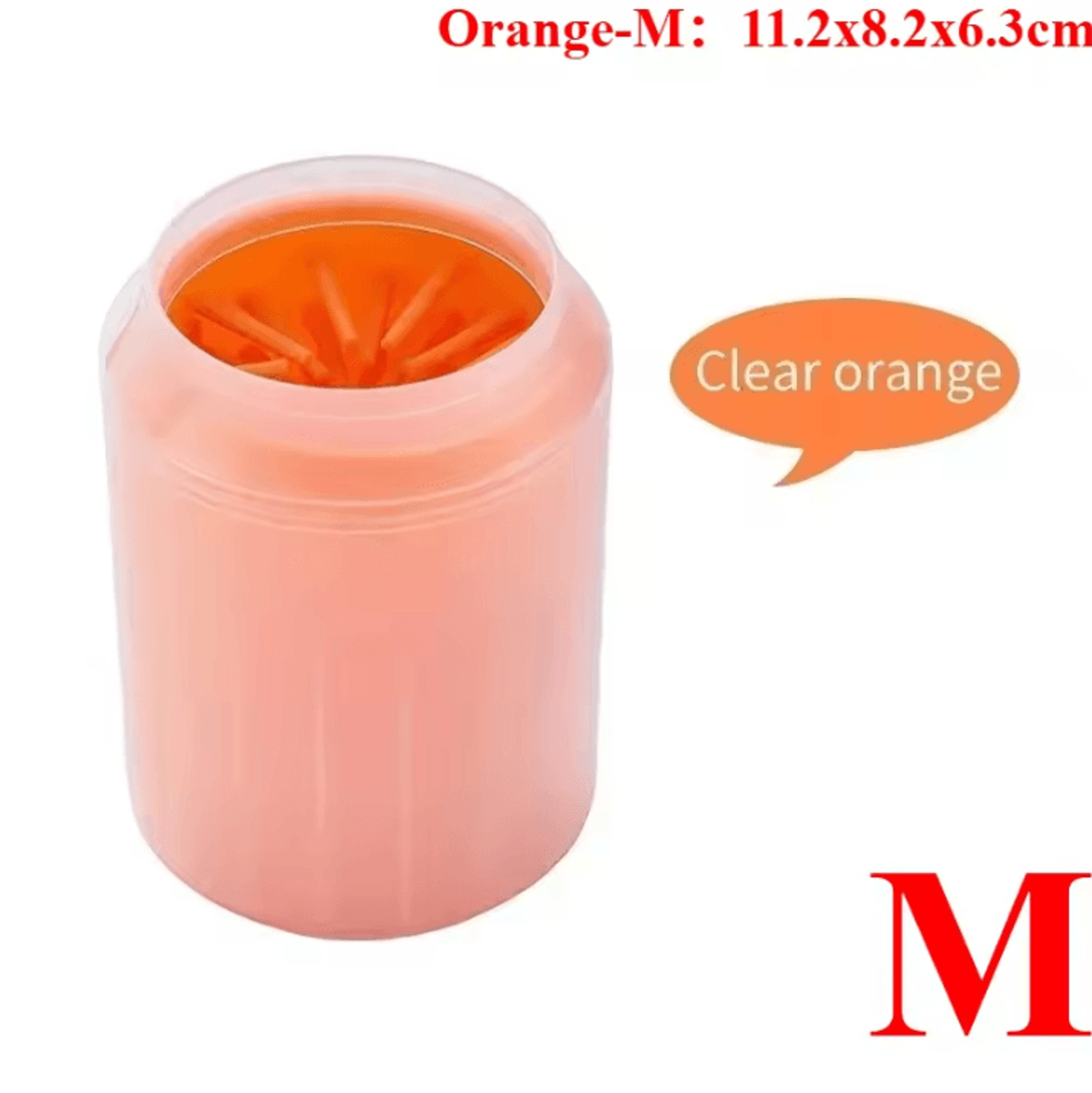 Dog Paw Washer Cleaner  Soft Silicone Dog Paw Cleaning Bucket With Pet Foot Brush 9